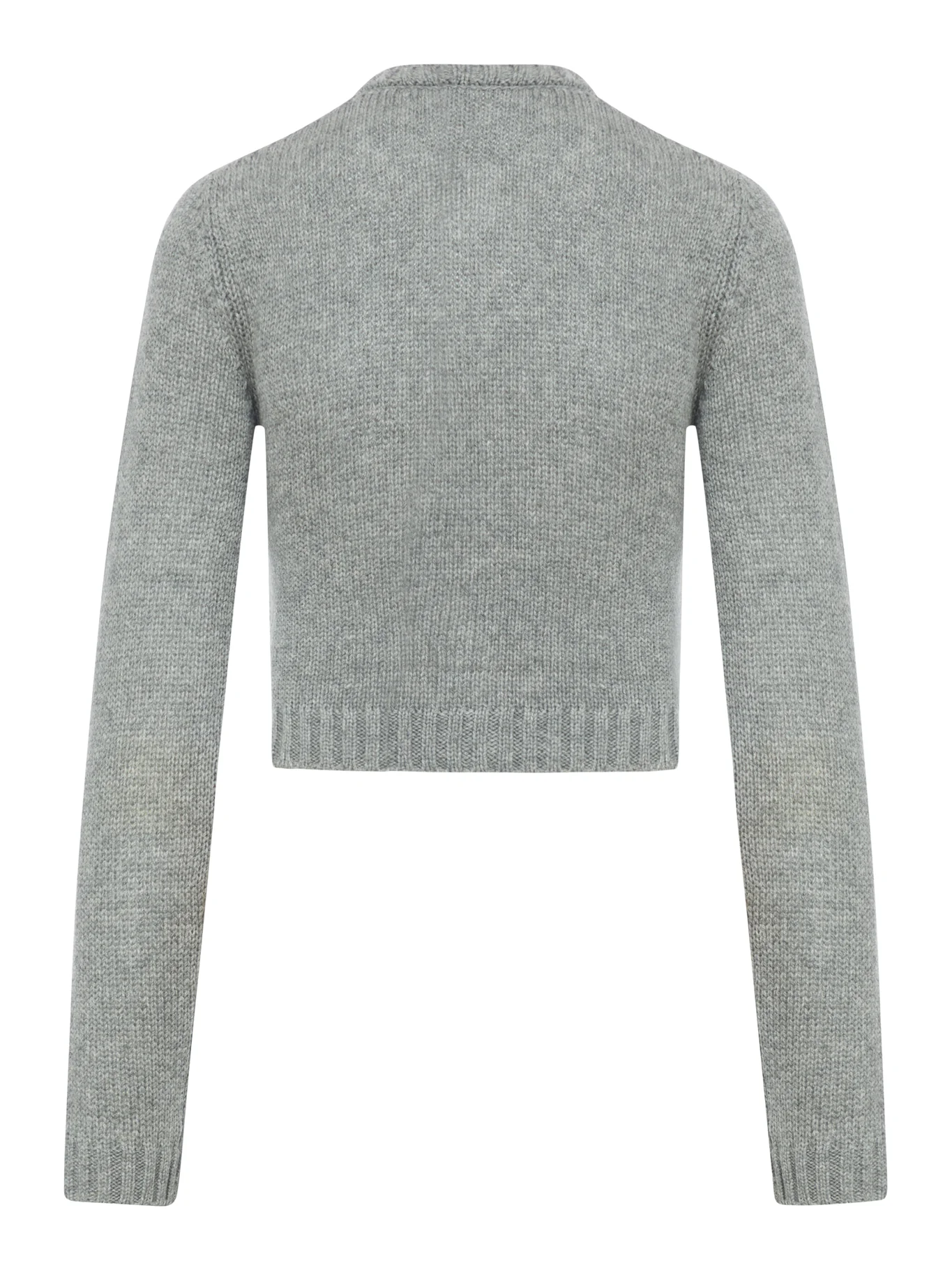CASHMERE CARDIGAN WITH GEOMETRIC PATTERN - Image 2