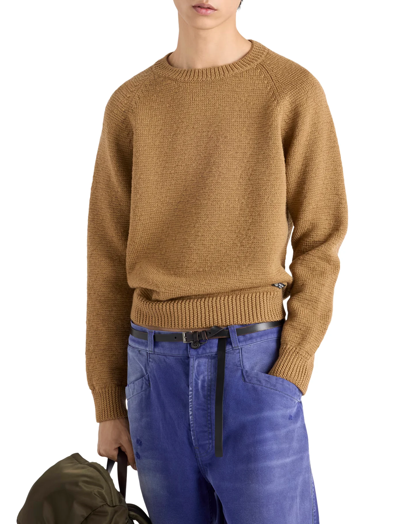 CREWNECK SWEATER IN VIRGIN WOOL - Image 3