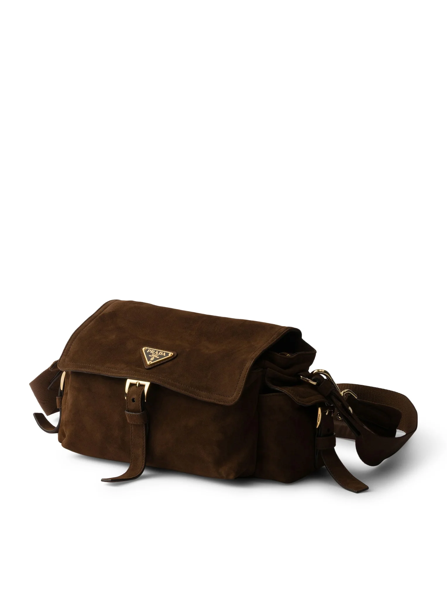 EXPLORE MEDIUM SUEDE SHOULDER BAG - Image 6