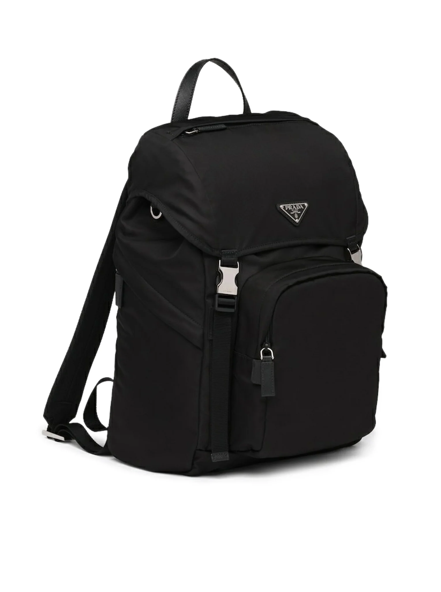 BACKPACK IN RE-NYLON AND SAFFIANO LEATHER - Image 4