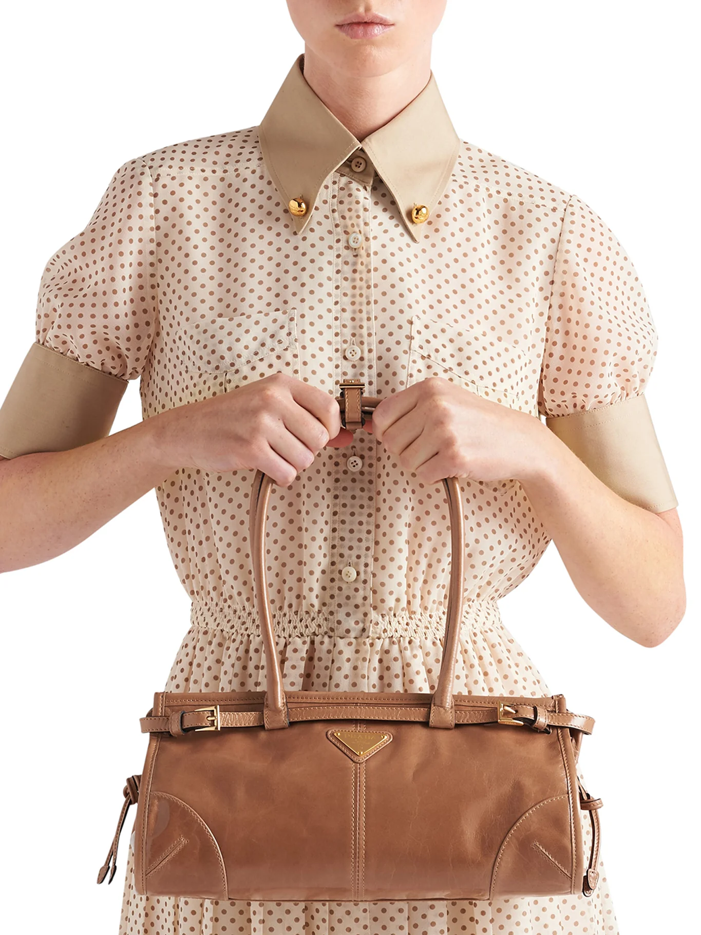 MEDIUM LEATHER HANDBAG - Image 2