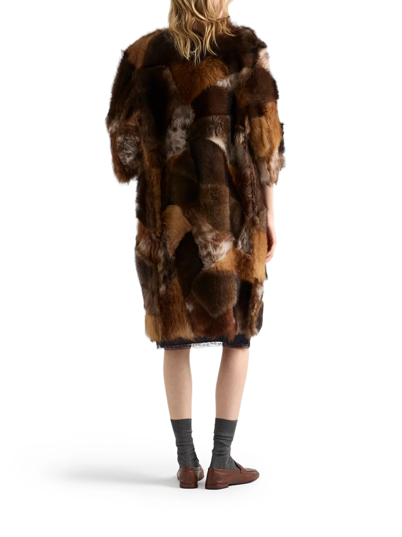 PATCHWORK SHEEPSKIN COAT - Image 3