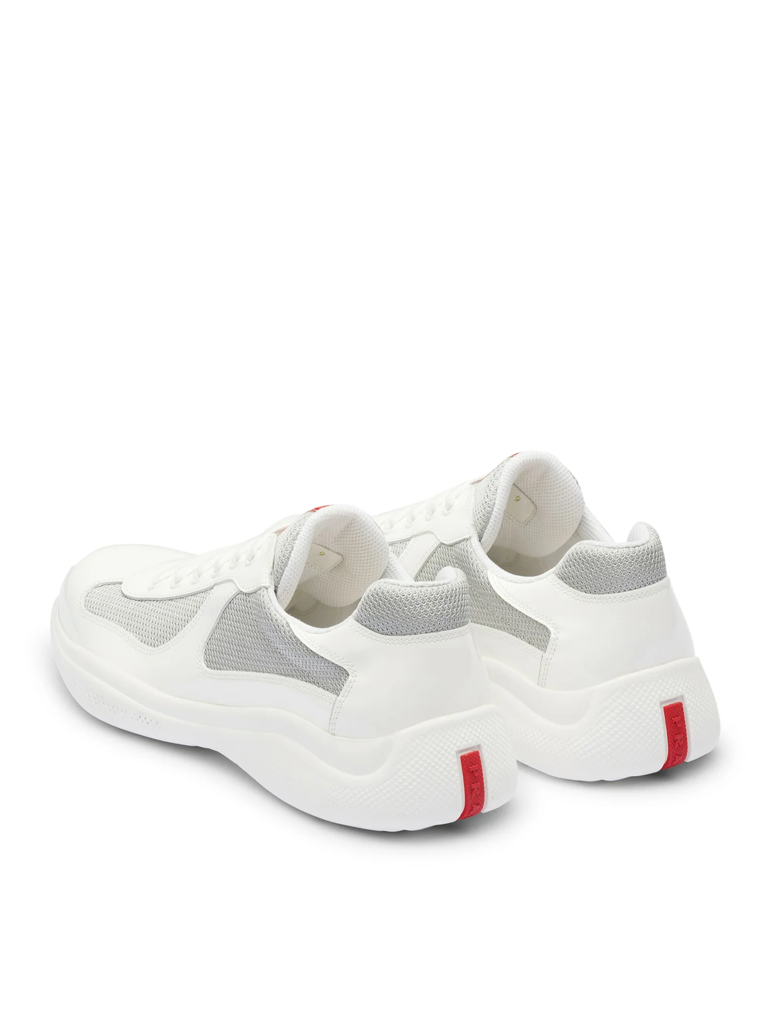 PRADA AMERICA`S CUP PATENT LEATHER AND BIKE FABRIC SNEAKERS - Image 3