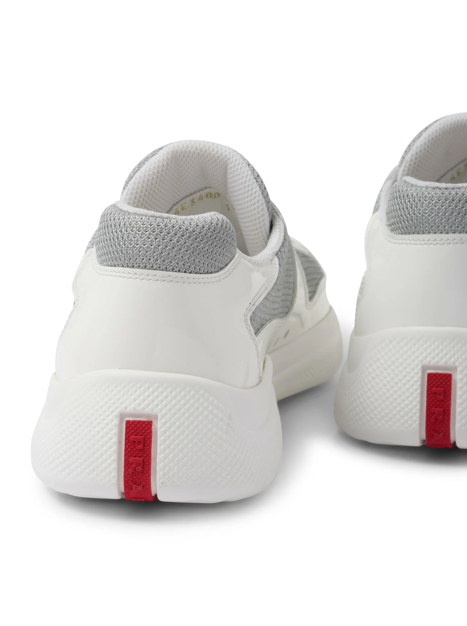 PRADA AMERICA`S CUP PATENT LEATHER AND BIKE FABRIC SNEAKERS - Image 6