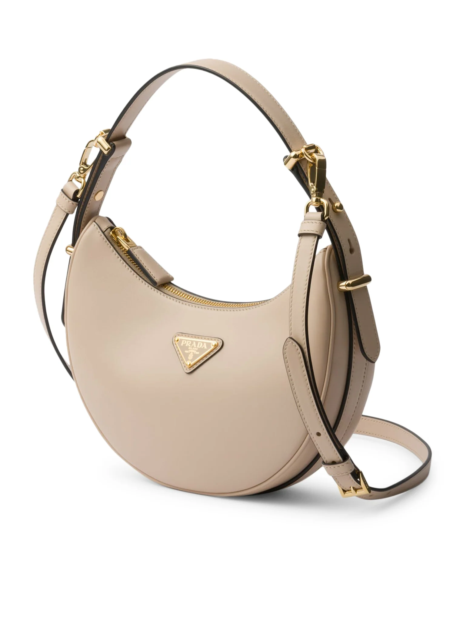 PRADA ARQUÉ LEATHER SHOULDER BAG - Image 5