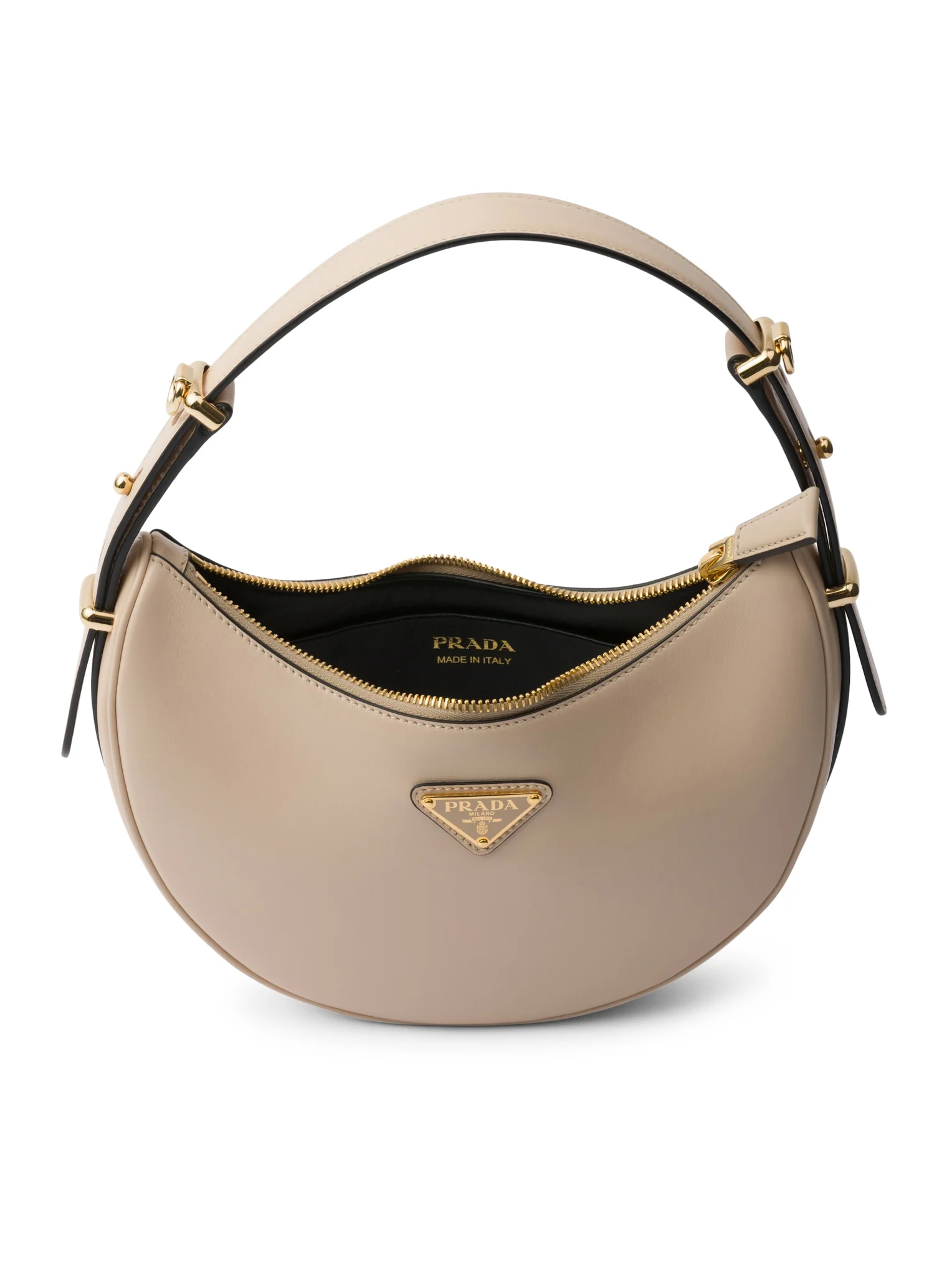 PRADA ARQUÉ LEATHER SHOULDER BAG - Image 7