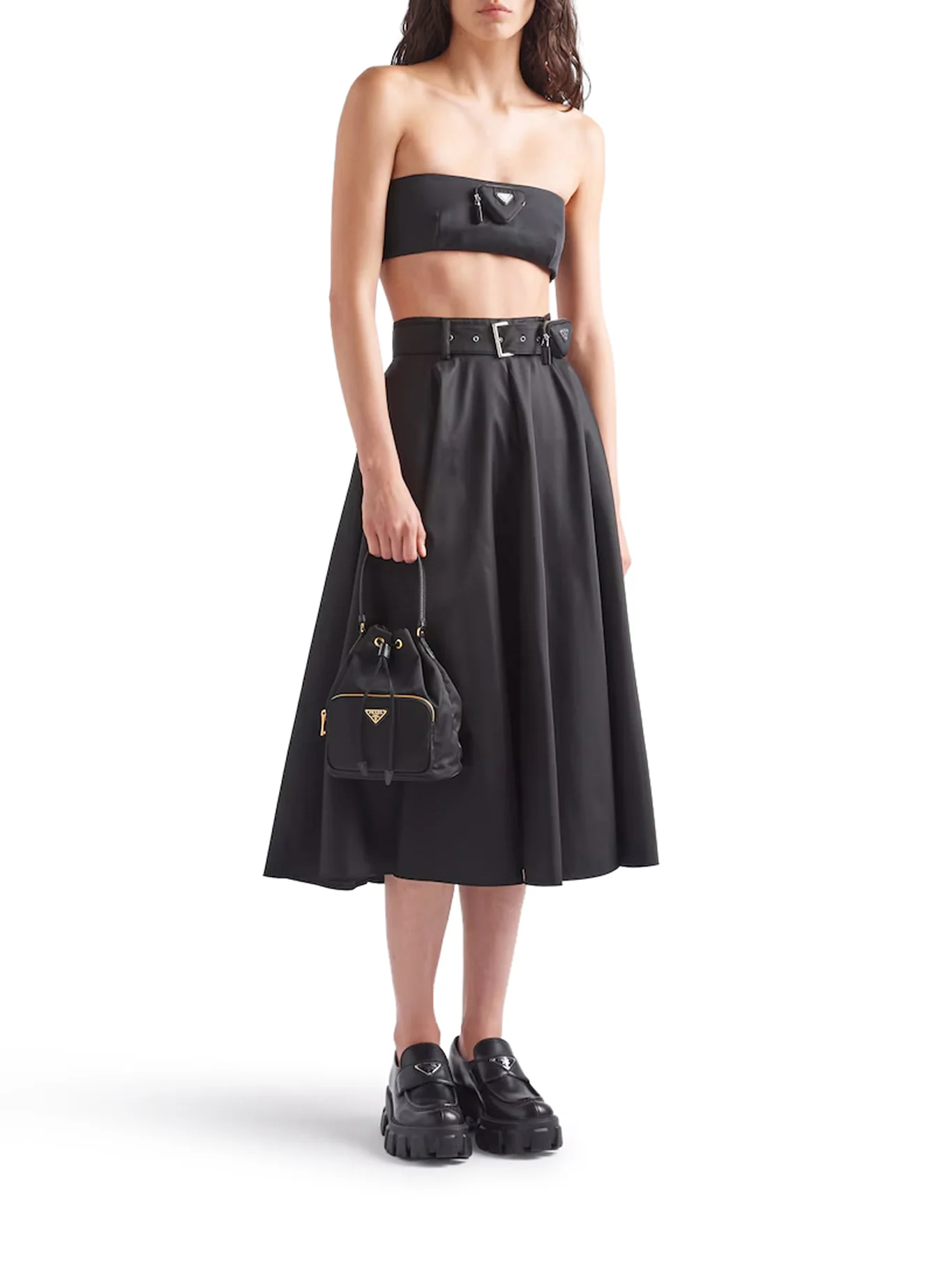 PRADA DUET RE-NYLON BUCKET BAG - Image 2