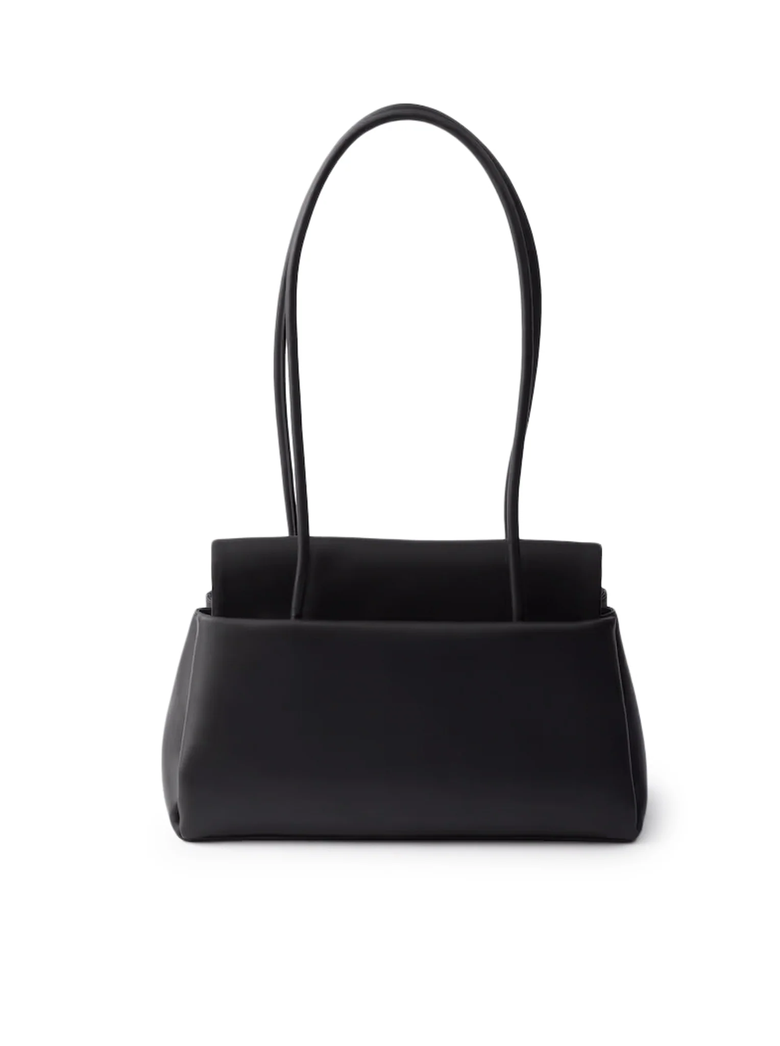 PRADA PASSAGE MEDIUM LEATHER BAG WITH RE-NYLON FLAP - Image 5