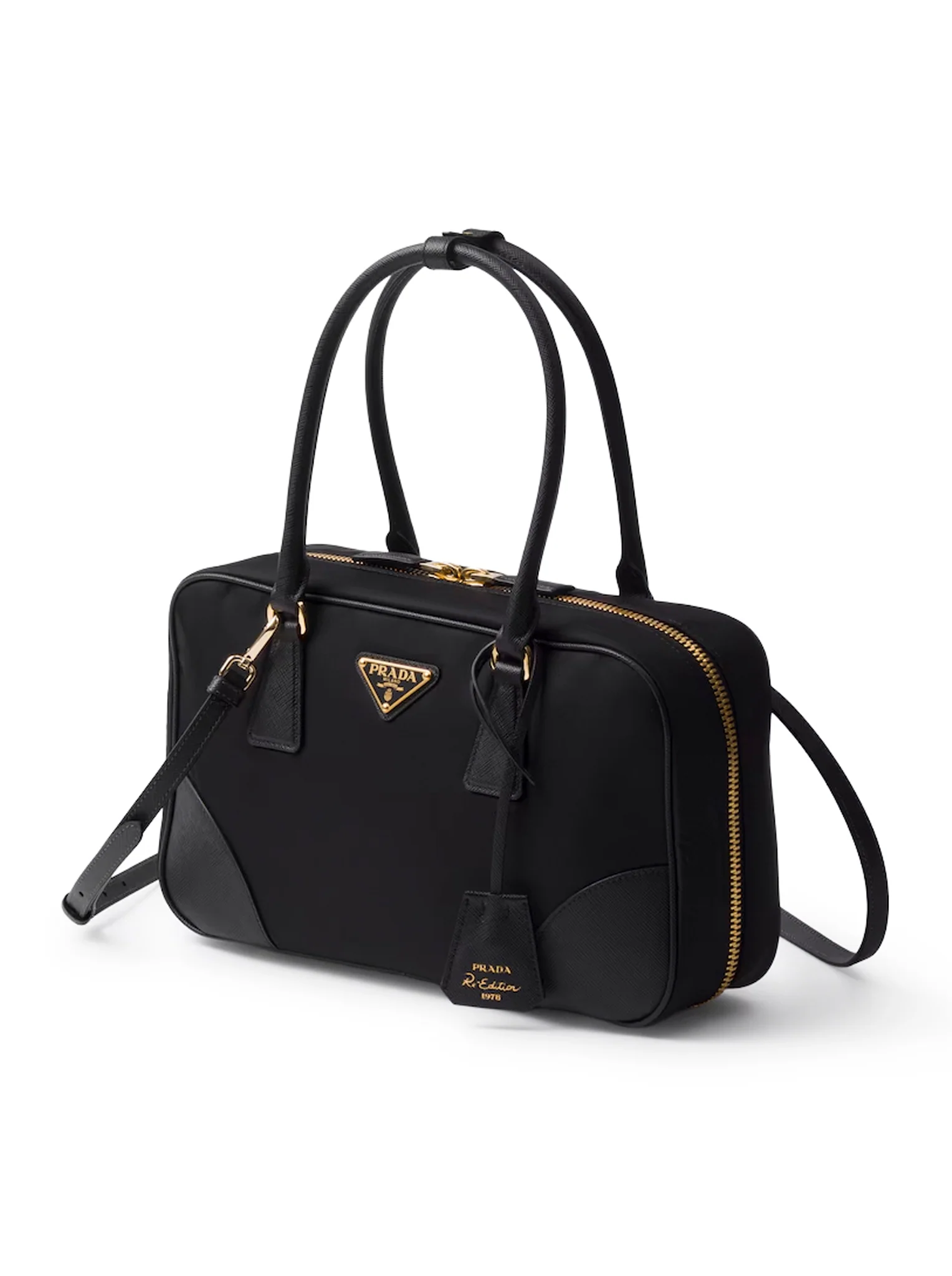 RE-EDITION 1978 MEDIUM TOP BAG IN RE-NYLON AND SAFFIANO - Image 6