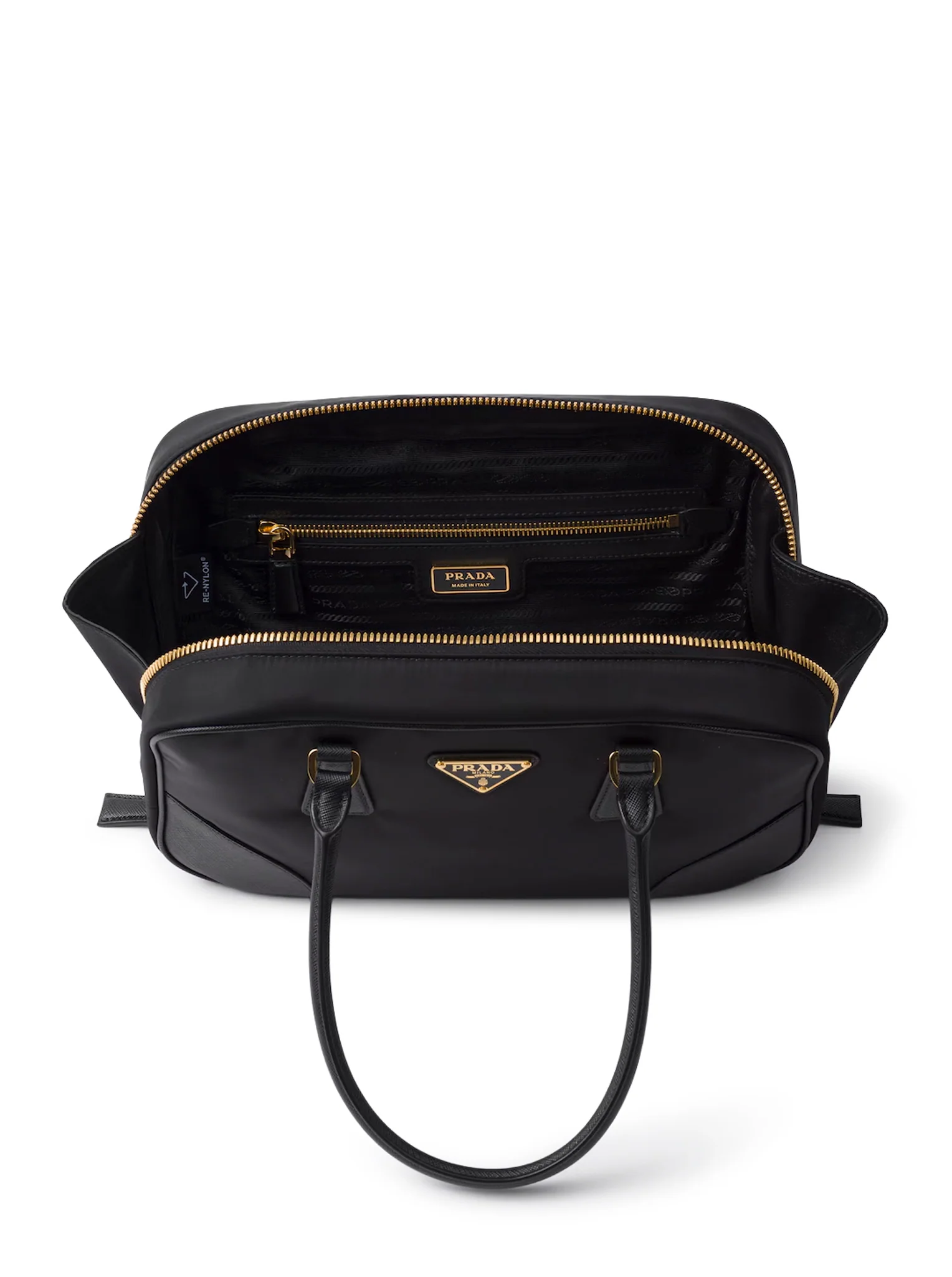 RE-EDITION 1978 MEDIUM TOP BAG IN RE-NYLON AND SAFFIANO - Image 7