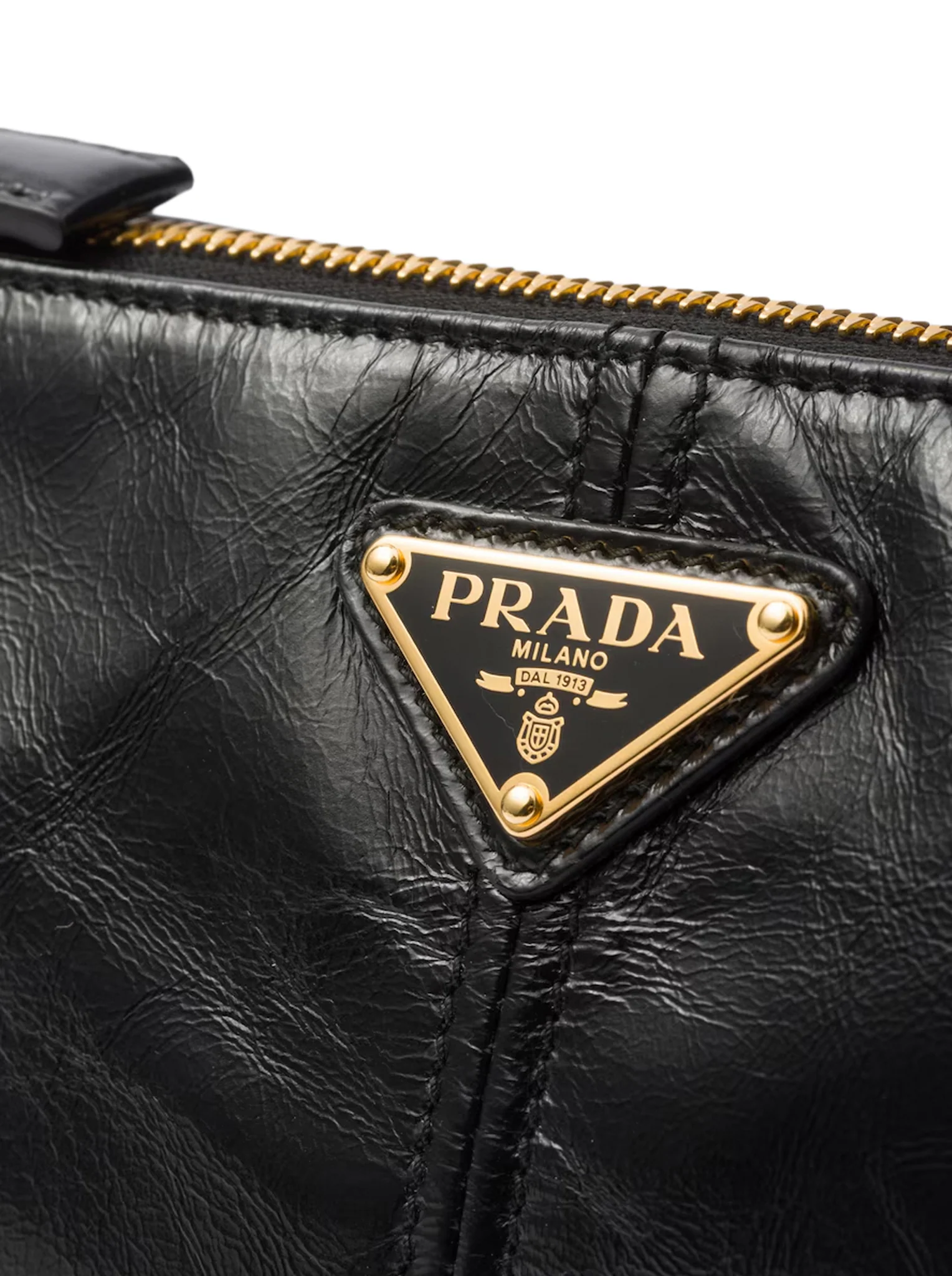 PRADA RE-EDITION 2002 MEDIUM LEATHER SHOULDER BAG - Image 9