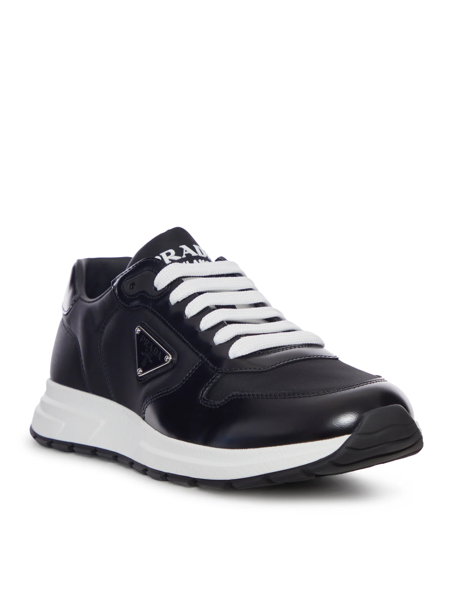 PRAX 01 SNEAKERS IN RE-NYLON AND BRUSHED LEATHER - Image 2