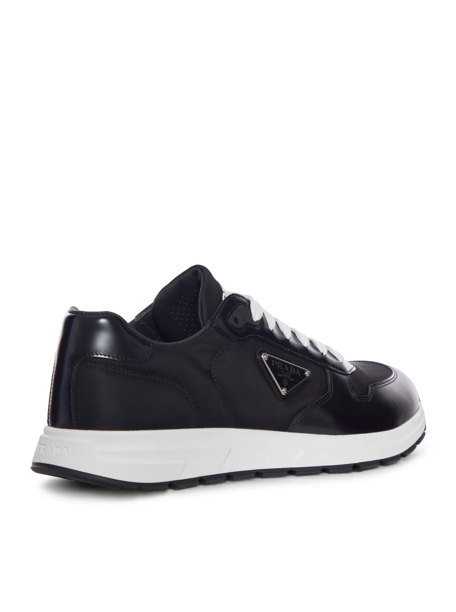 PRAX 01 SNEAKERS IN RE-NYLON AND BRUSHED LEATHER - Image 3