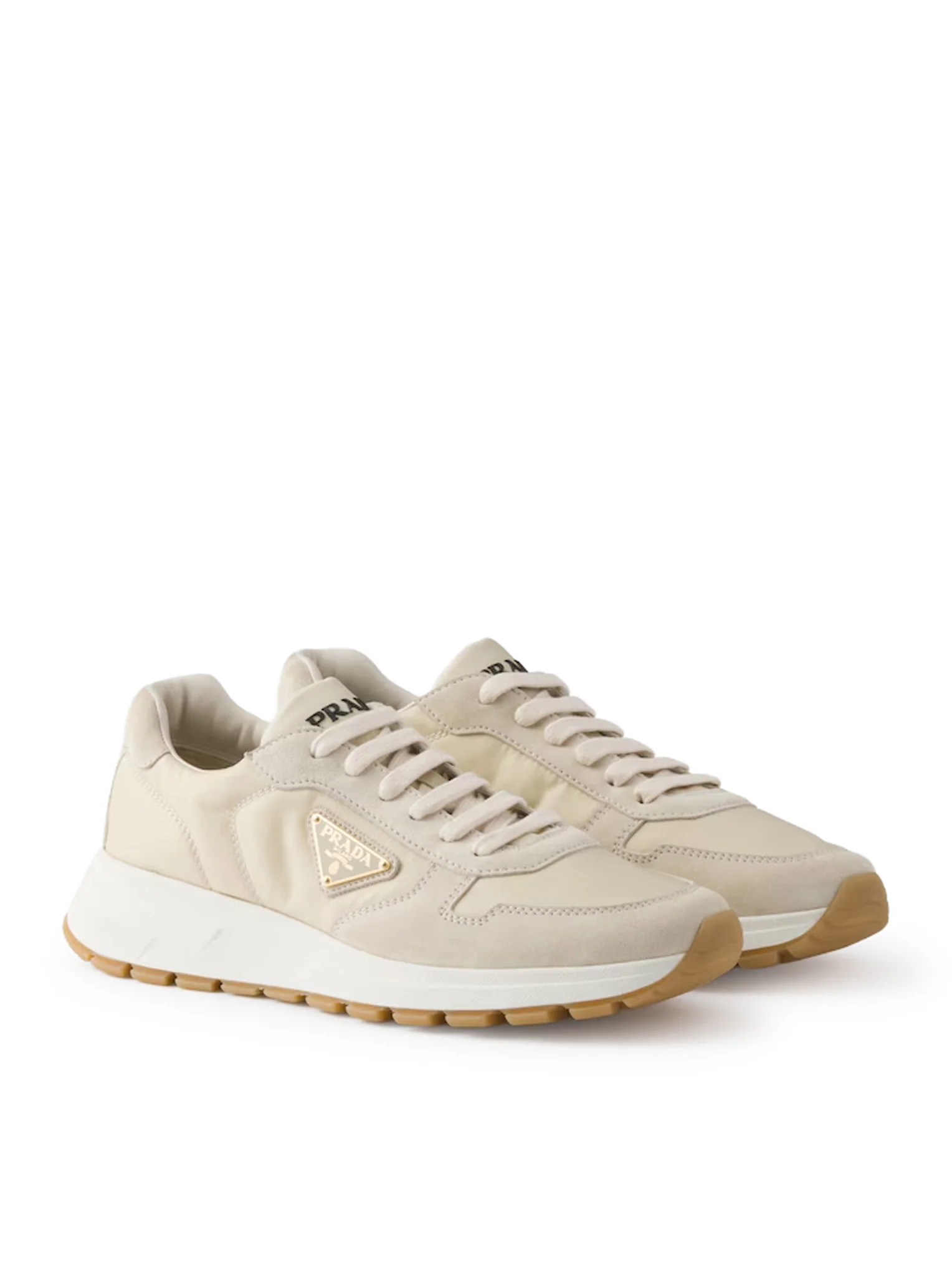 PRAX 01 SNEAKERS IN RE-NYLON AND SUEDE LEATHER - Image 2