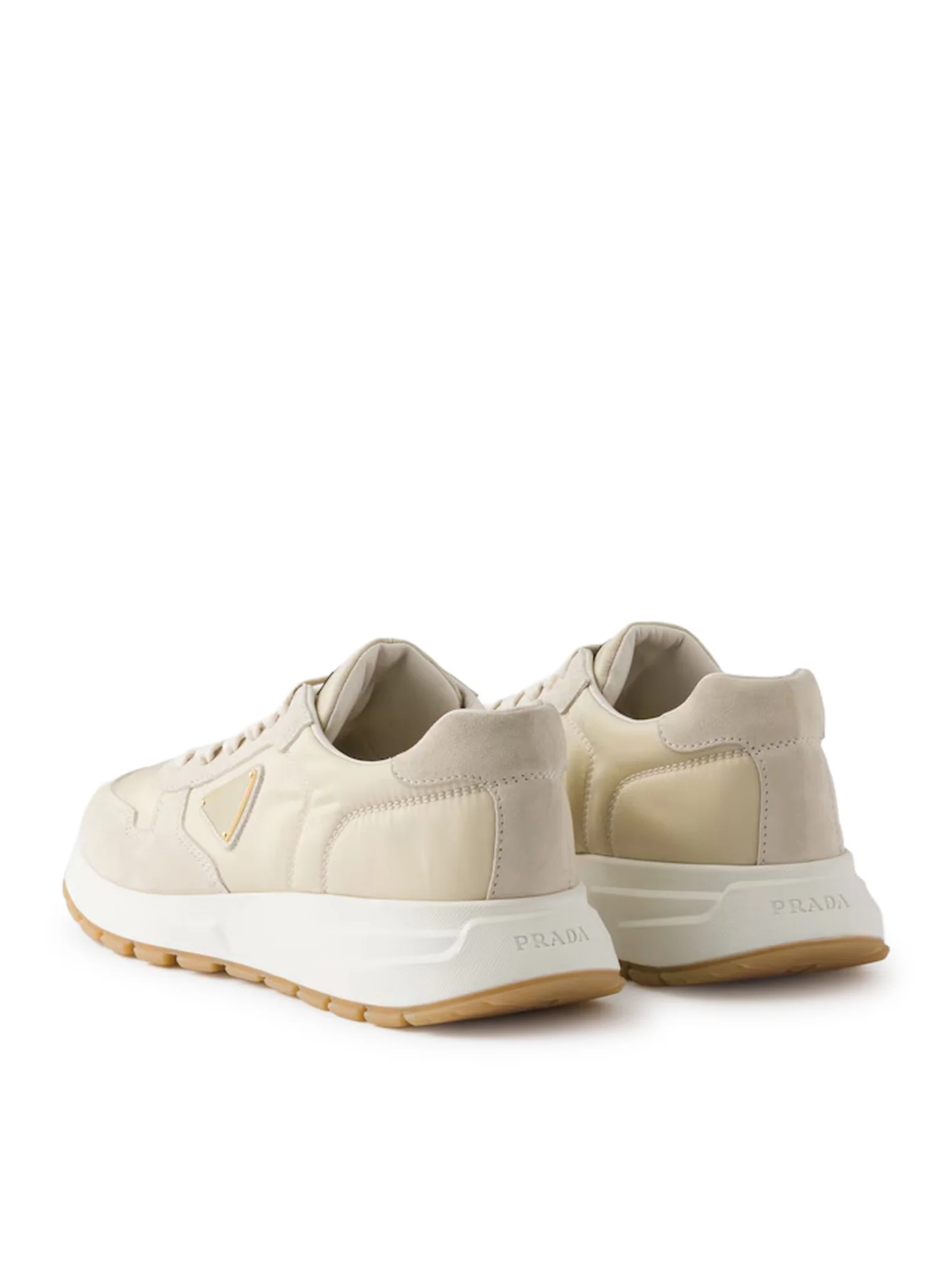 PRAX 01 SNEAKERS IN RE-NYLON AND SUEDE LEATHER - Image 3