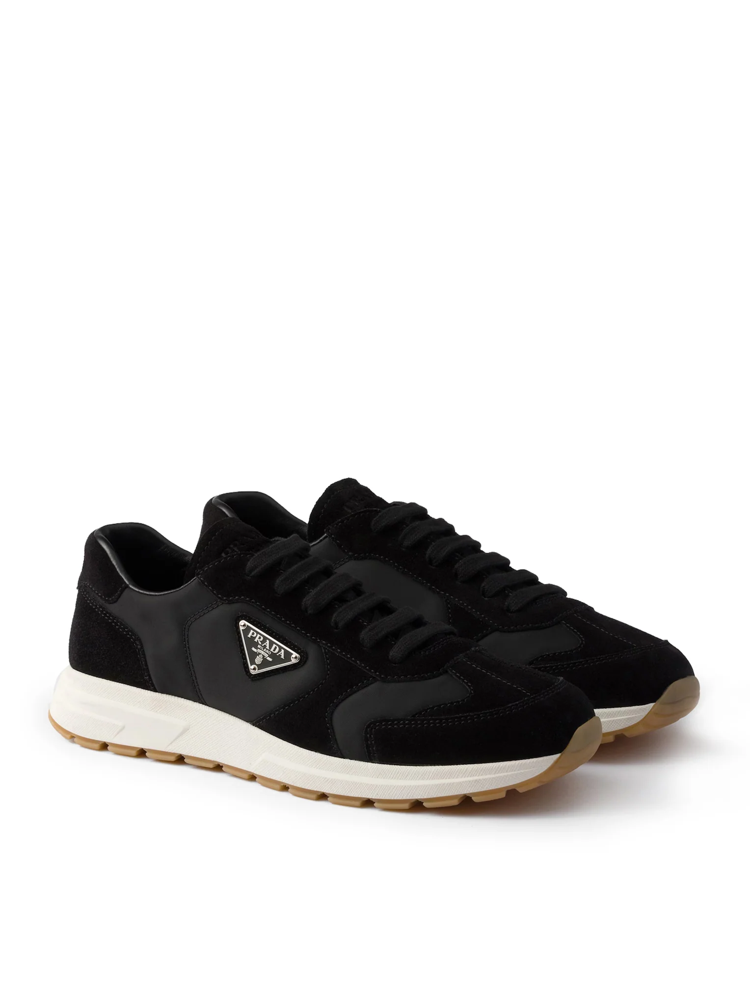 PRAX SUEDE AND RE-NYLON SNEAKERS - Image 3