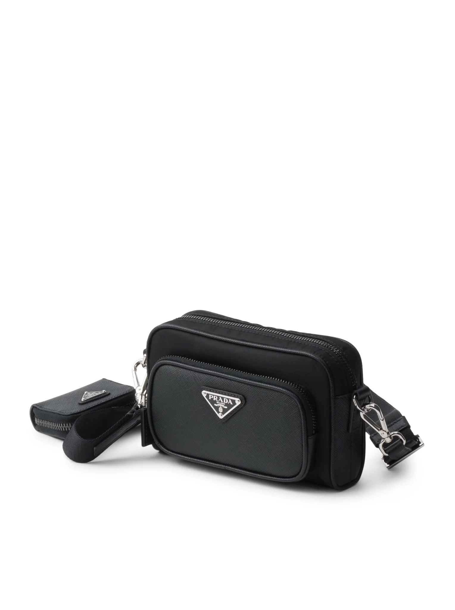 RE-NYLON AND SAFFIANO SHOULDER BAG - Image 3
