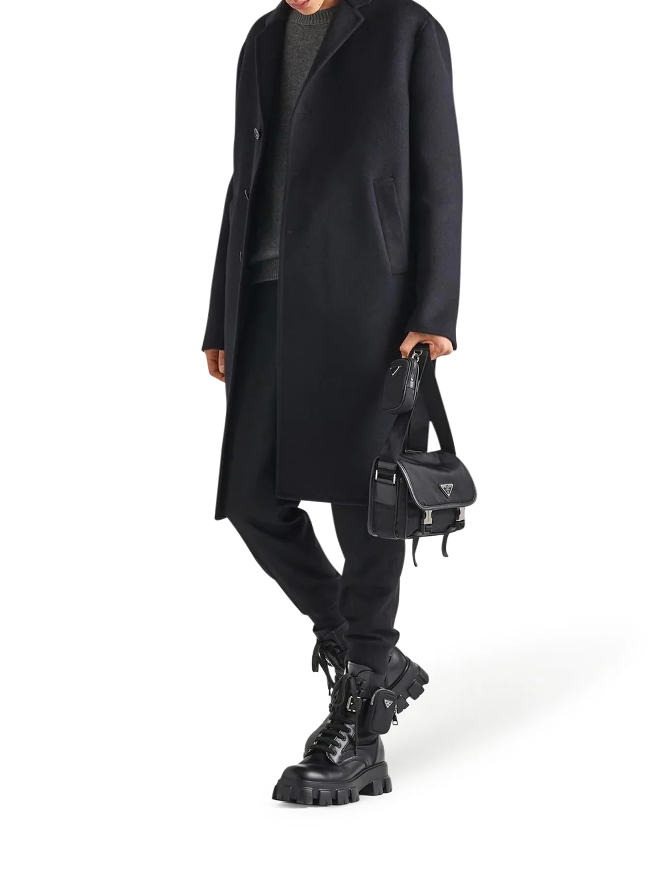 RE-NYLON AND SAFFIANO SHOULDER BAG - Image 2