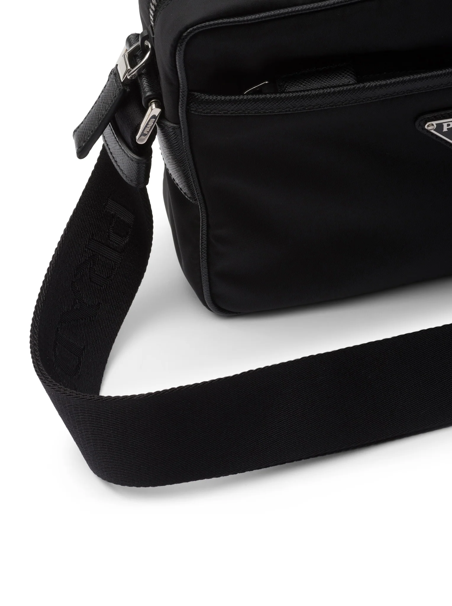 SHOULDER BAG IN RE-NYLON AND SAFFIANO - Image 6