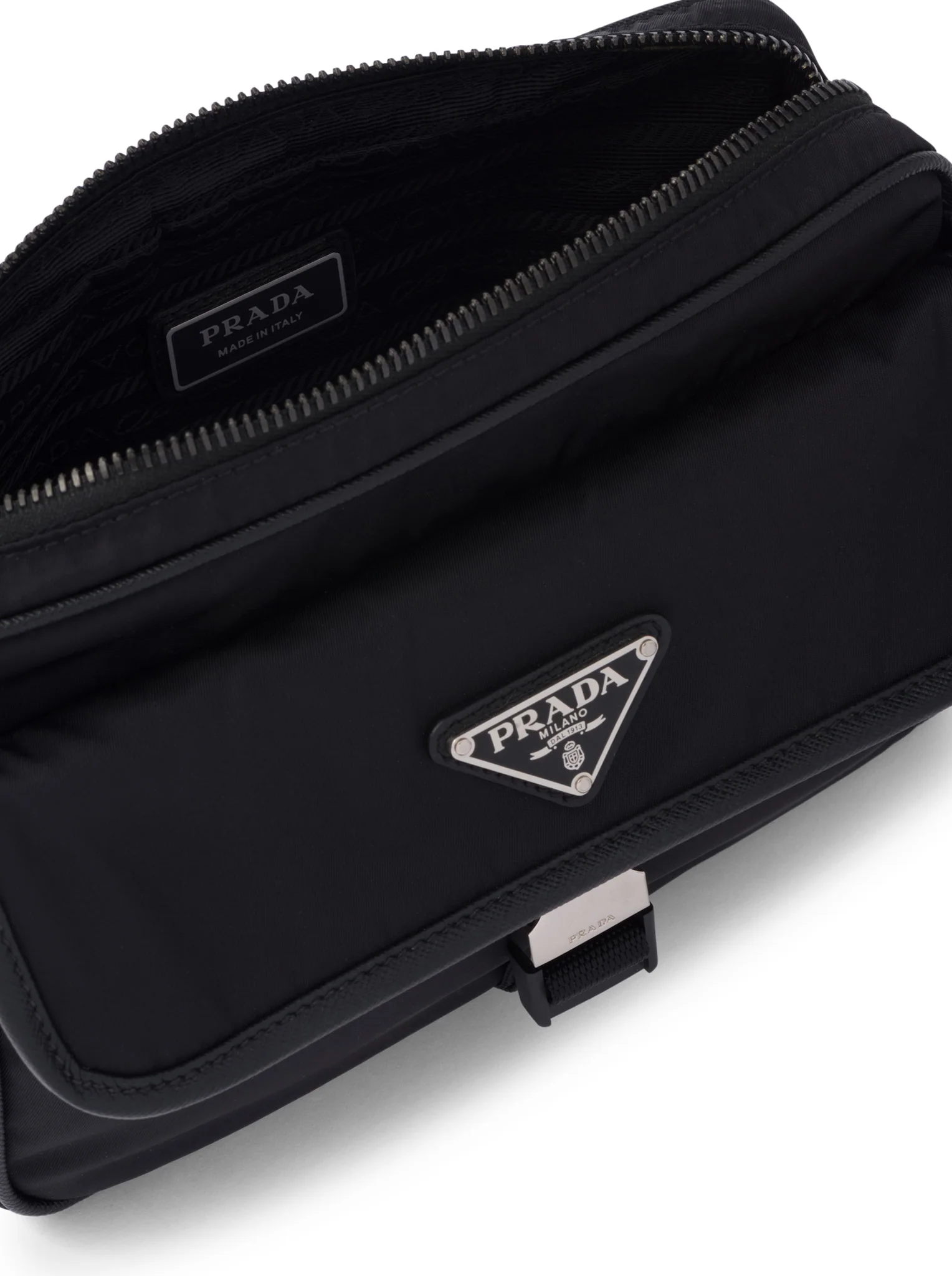 SHOULDER BAG IN RE-NYLON AND SAFFIANO - Image 5
