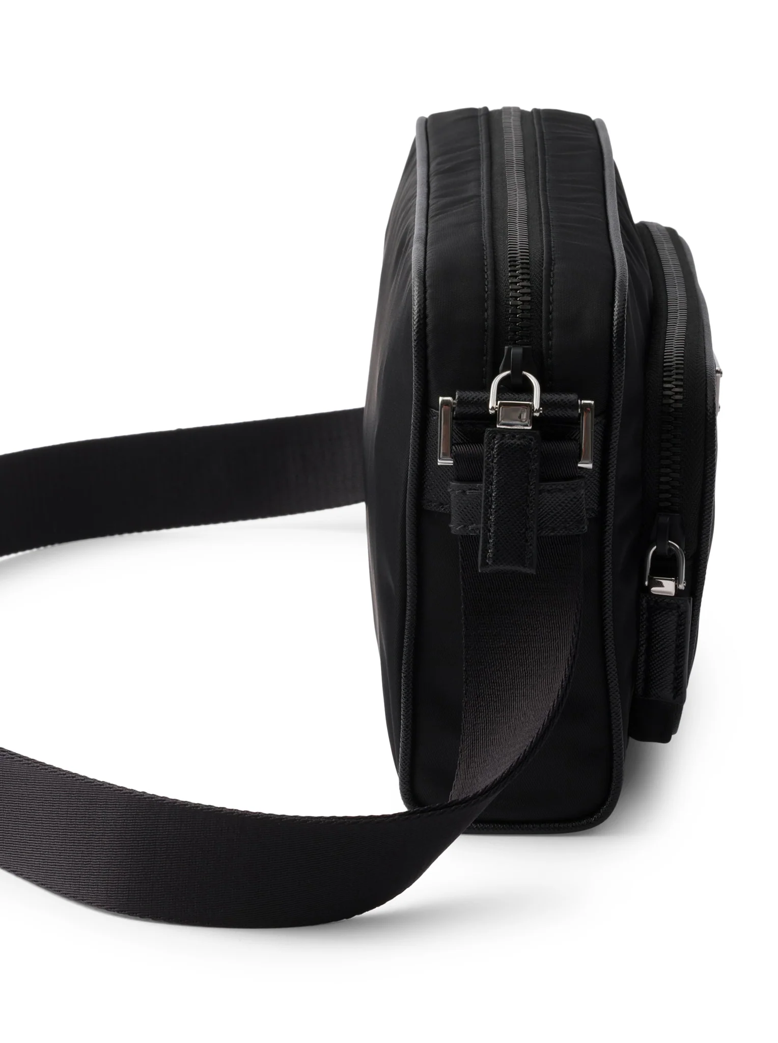 SMALL SHOULDER BAG IN RE-NYLON AND SAFFIANO - Image 6