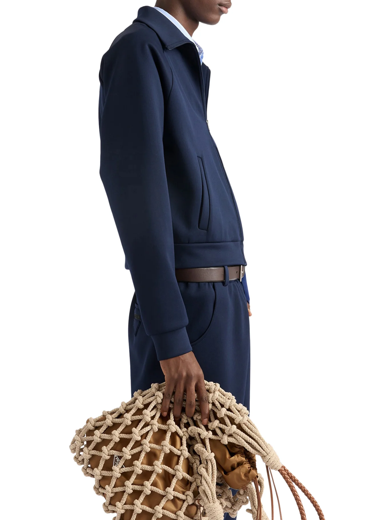 TECHNICAL FABRIC ZIP-UP SWEATSHIRT - Image 5