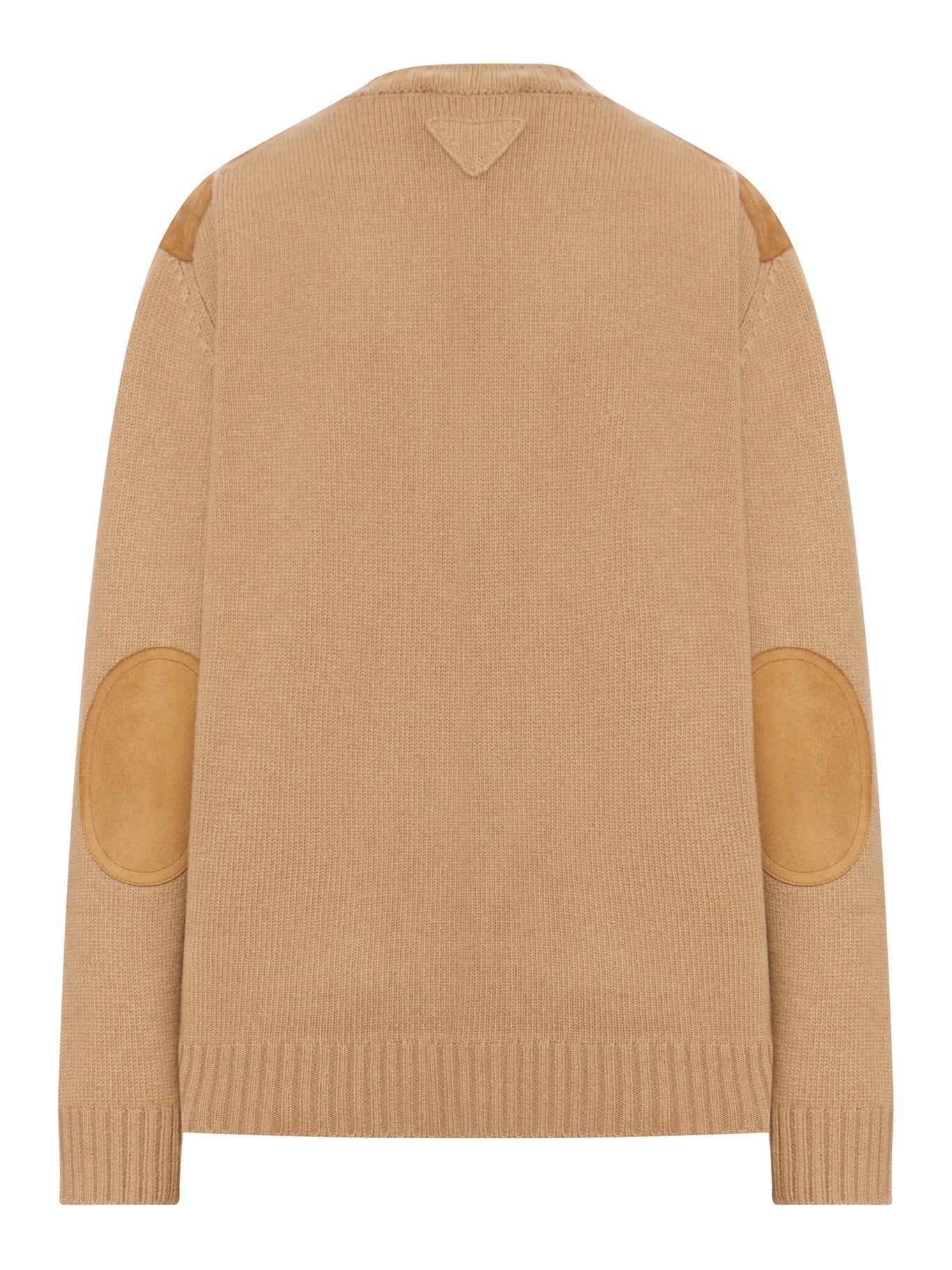 WOOL AND CASHMERE SWEATER WITH SUEDE INSERTS - Image 2