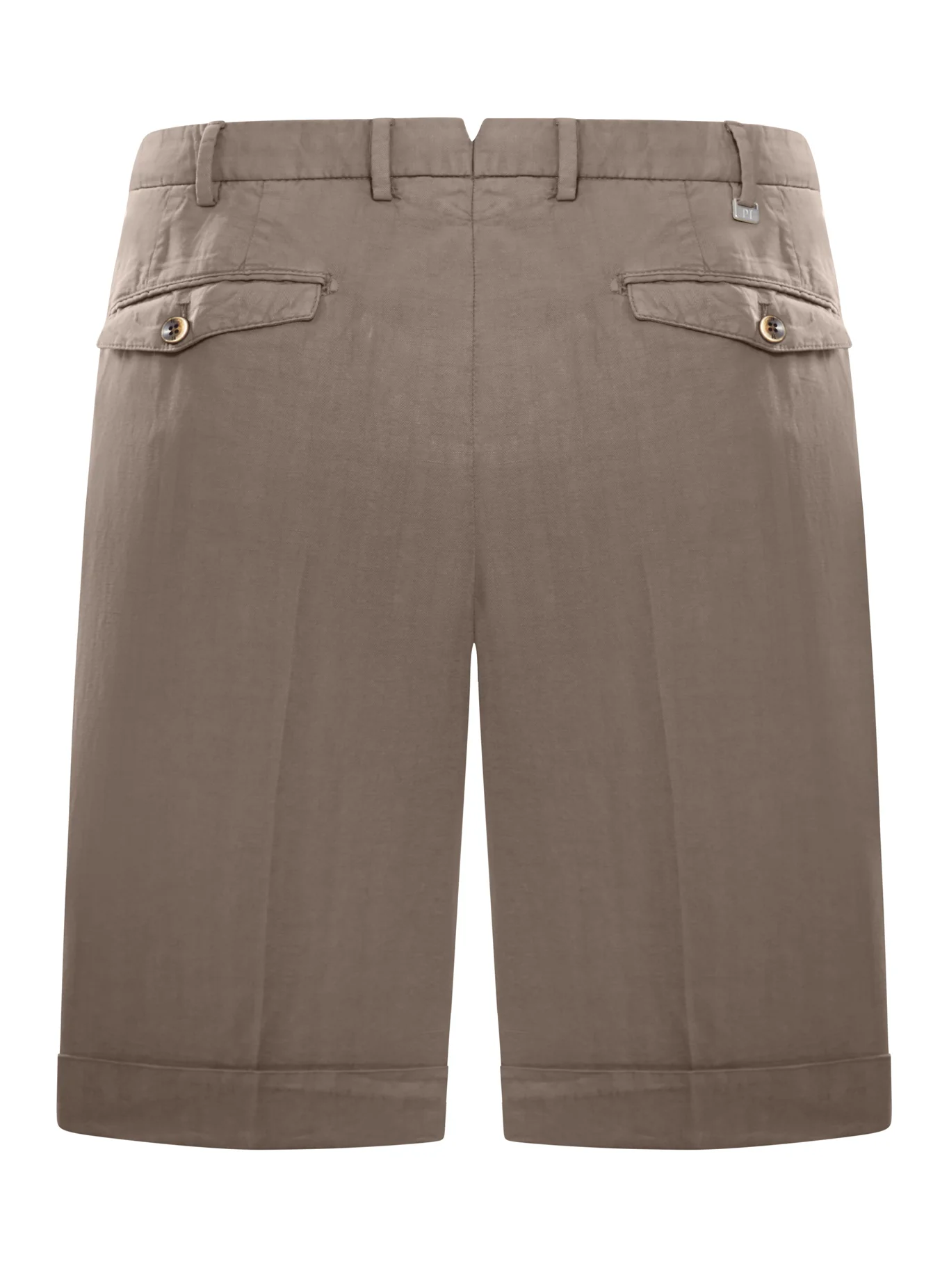 LINEN BLEND BERMUDA SHORTS - Image 2