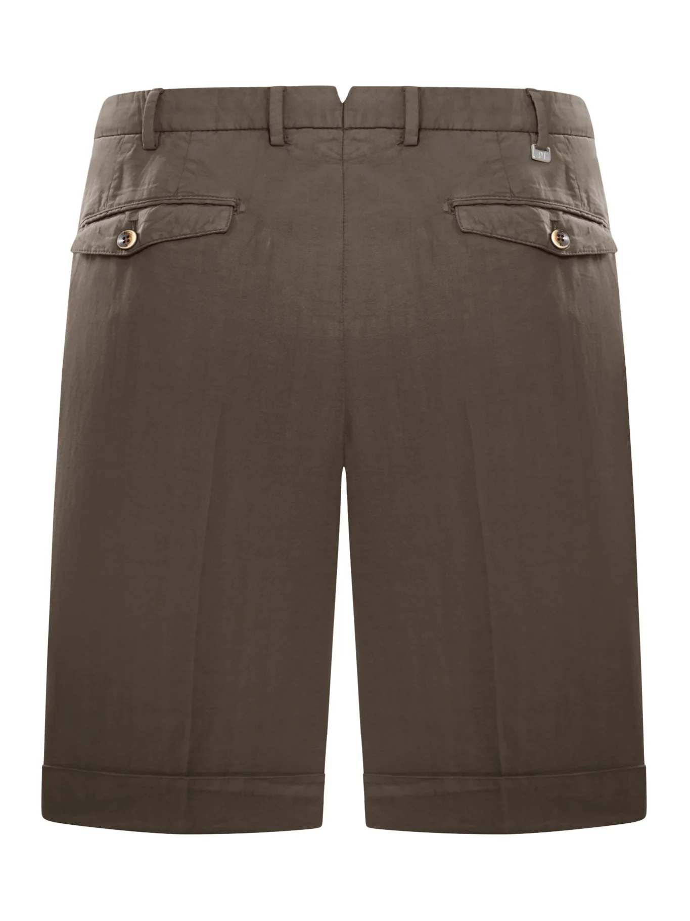 LINEN BLEND BERMUDA SHORTS - Image 2