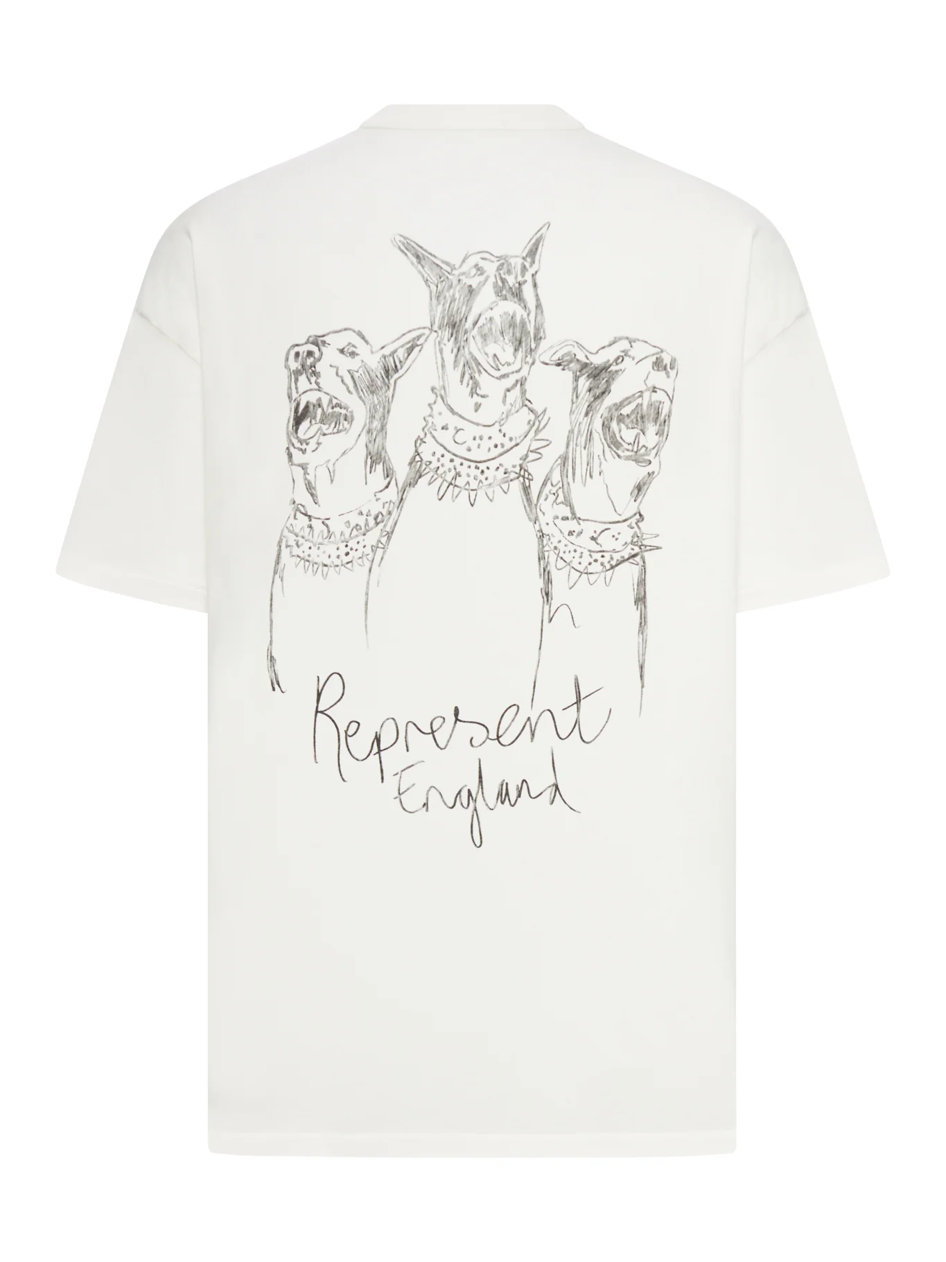 CREW NECK COTTON T-SHIRT WITH PRINT - Image 2