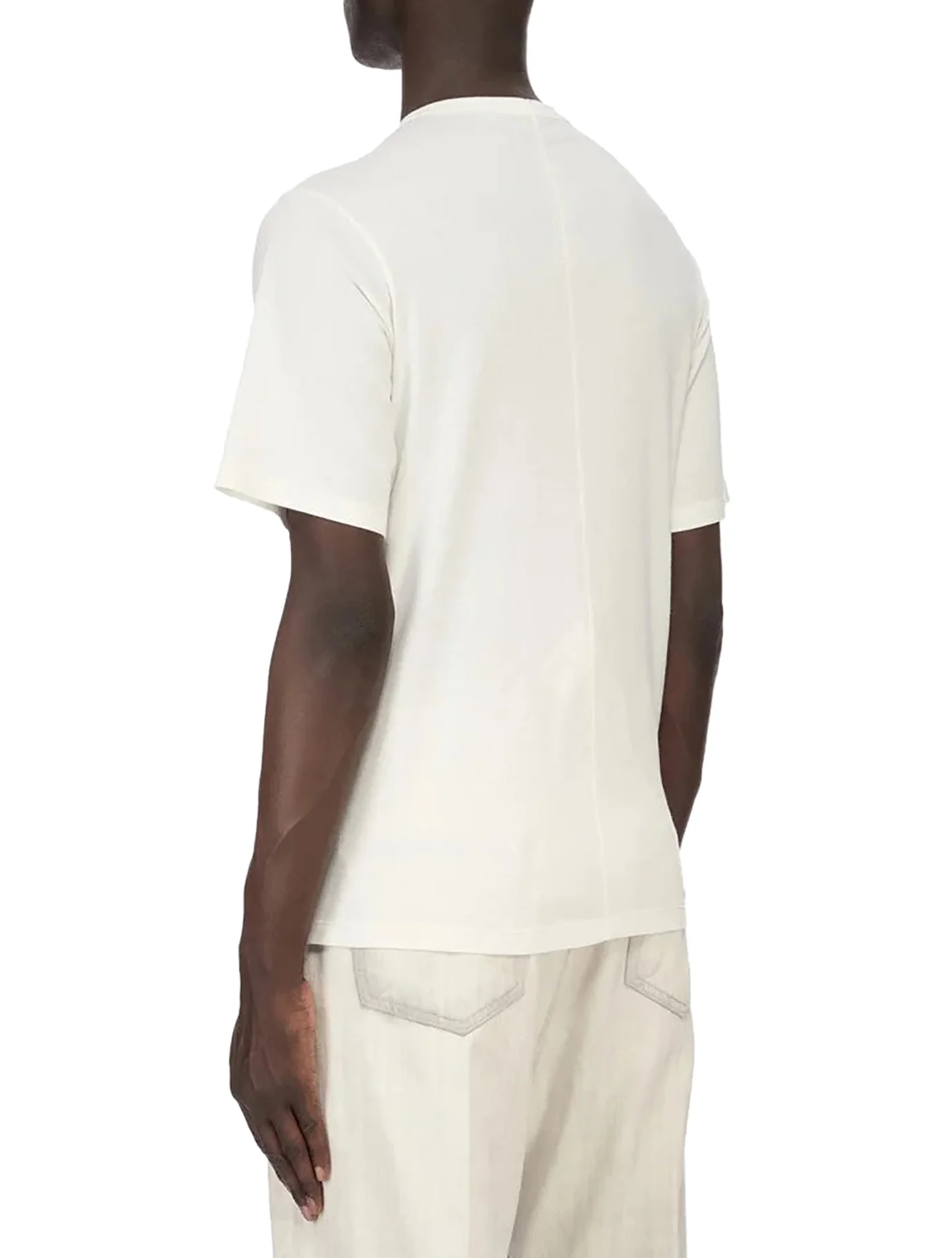 BRAD T CREW NECK COTTON T-SHIRT WITH PRINT - Image 4