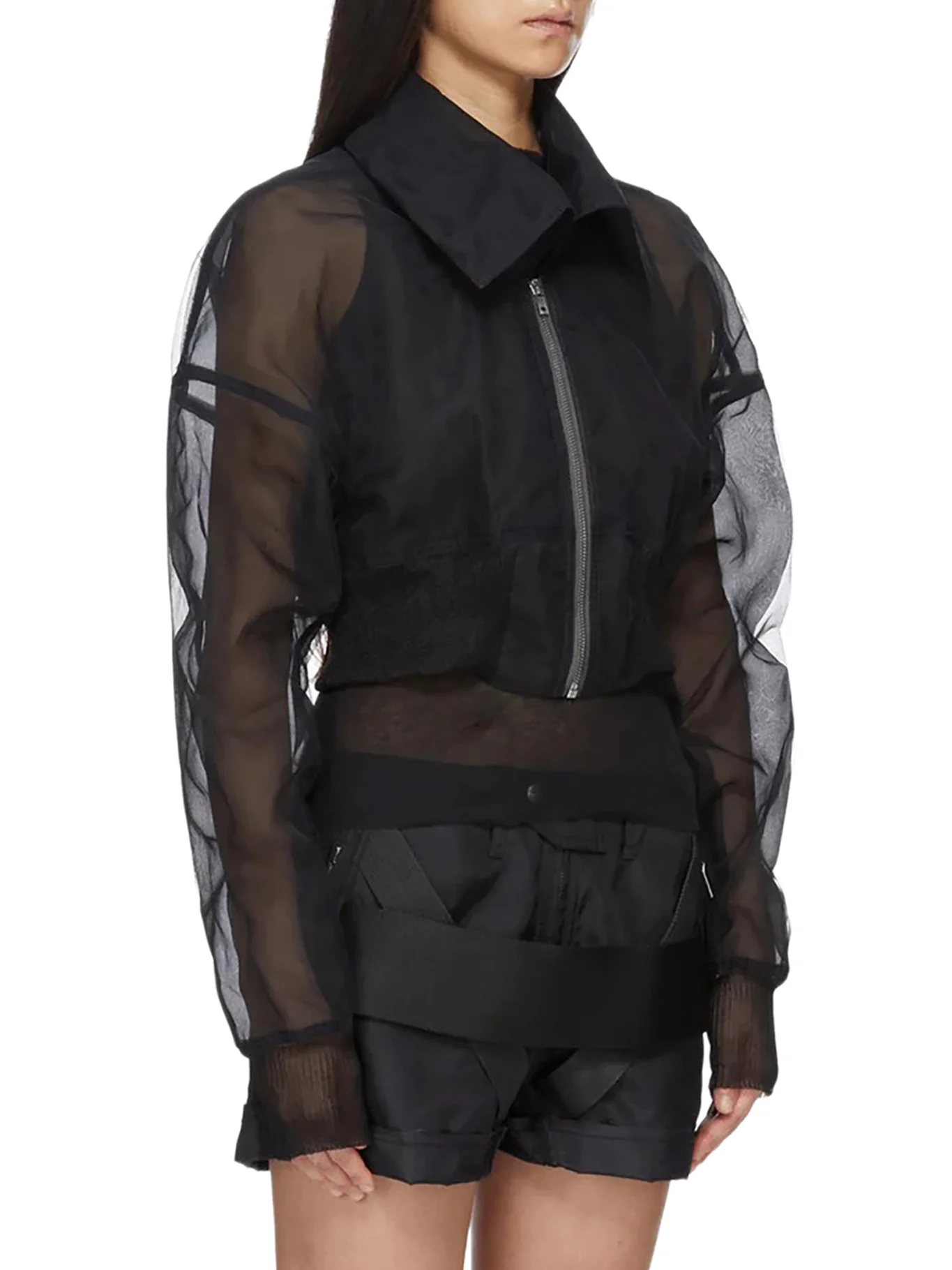 CROPPED DRACUCOLLAR BOMBER - Image 4