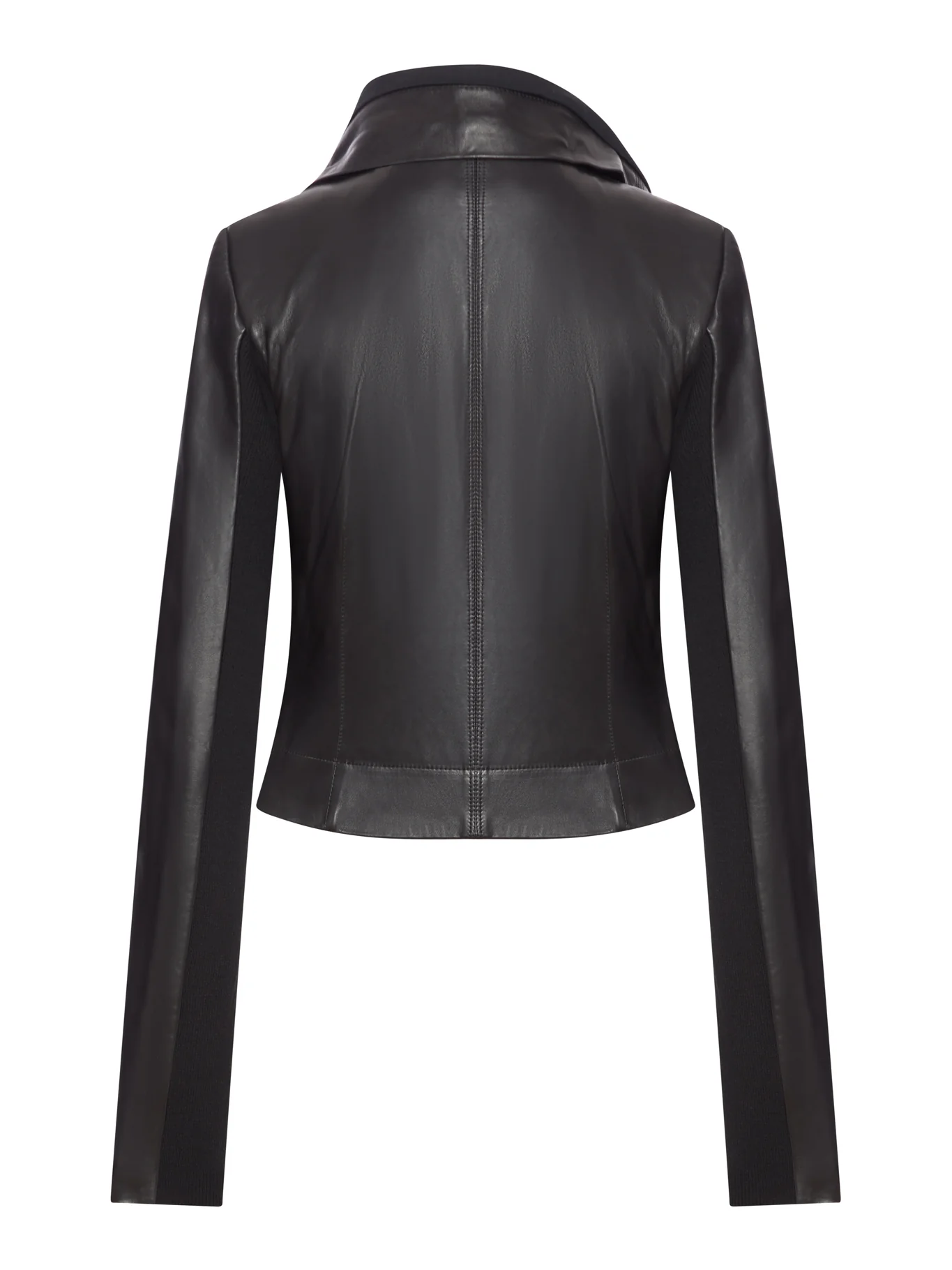 LEATHER BIKER JACKET - Image 2
