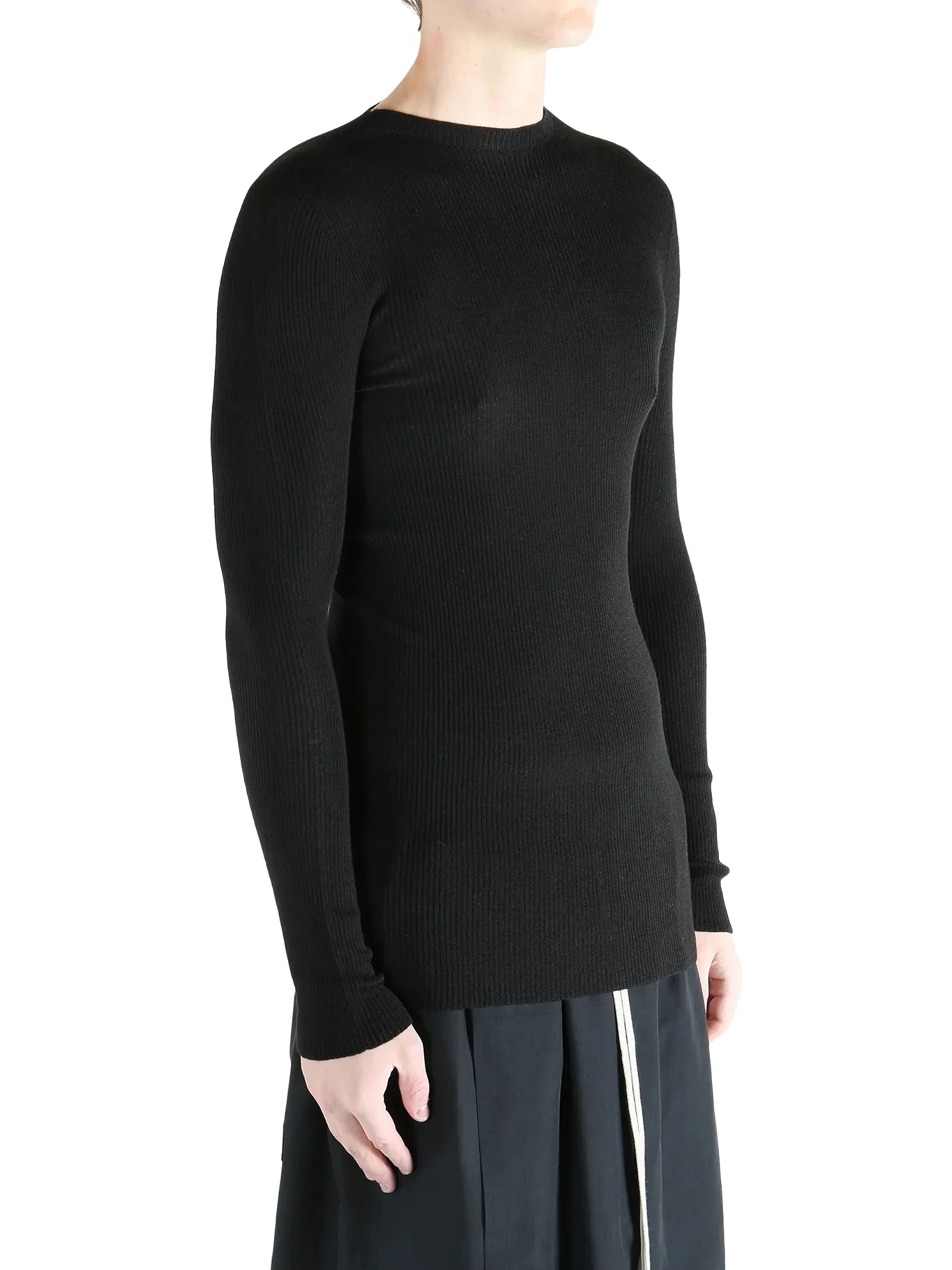 WOOL SWEATER IN SEMI-TRANSPARENT FABRIC - Image 5