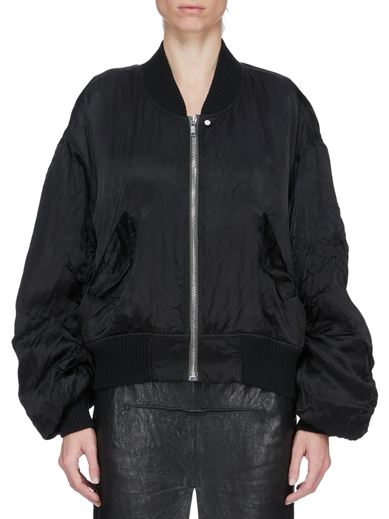 OVERSIZED PADDED BOMBER JACKET - Image 2