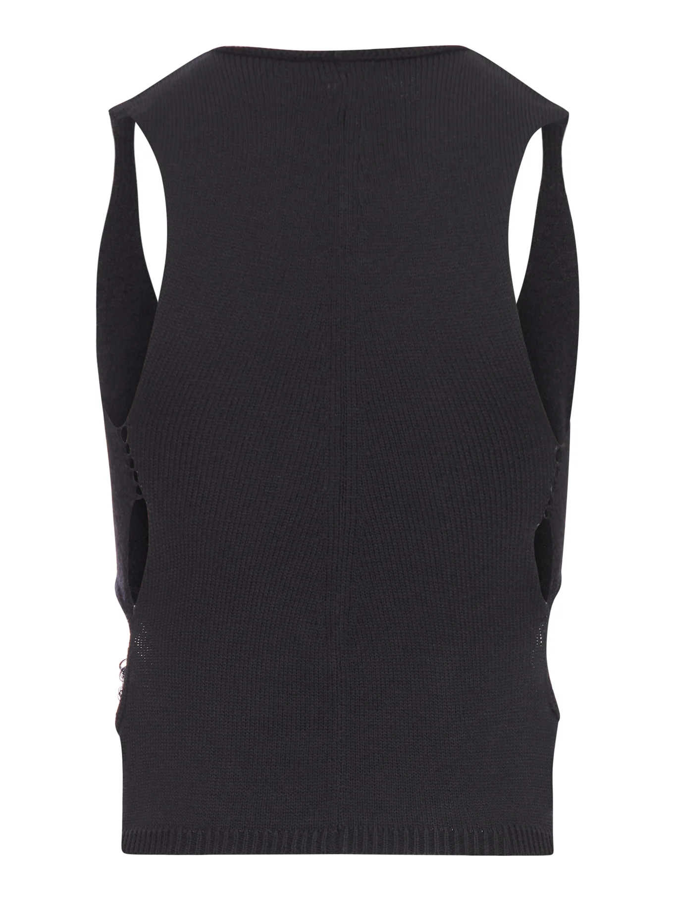 TANJA BLACK WOOL TOP - Image 2