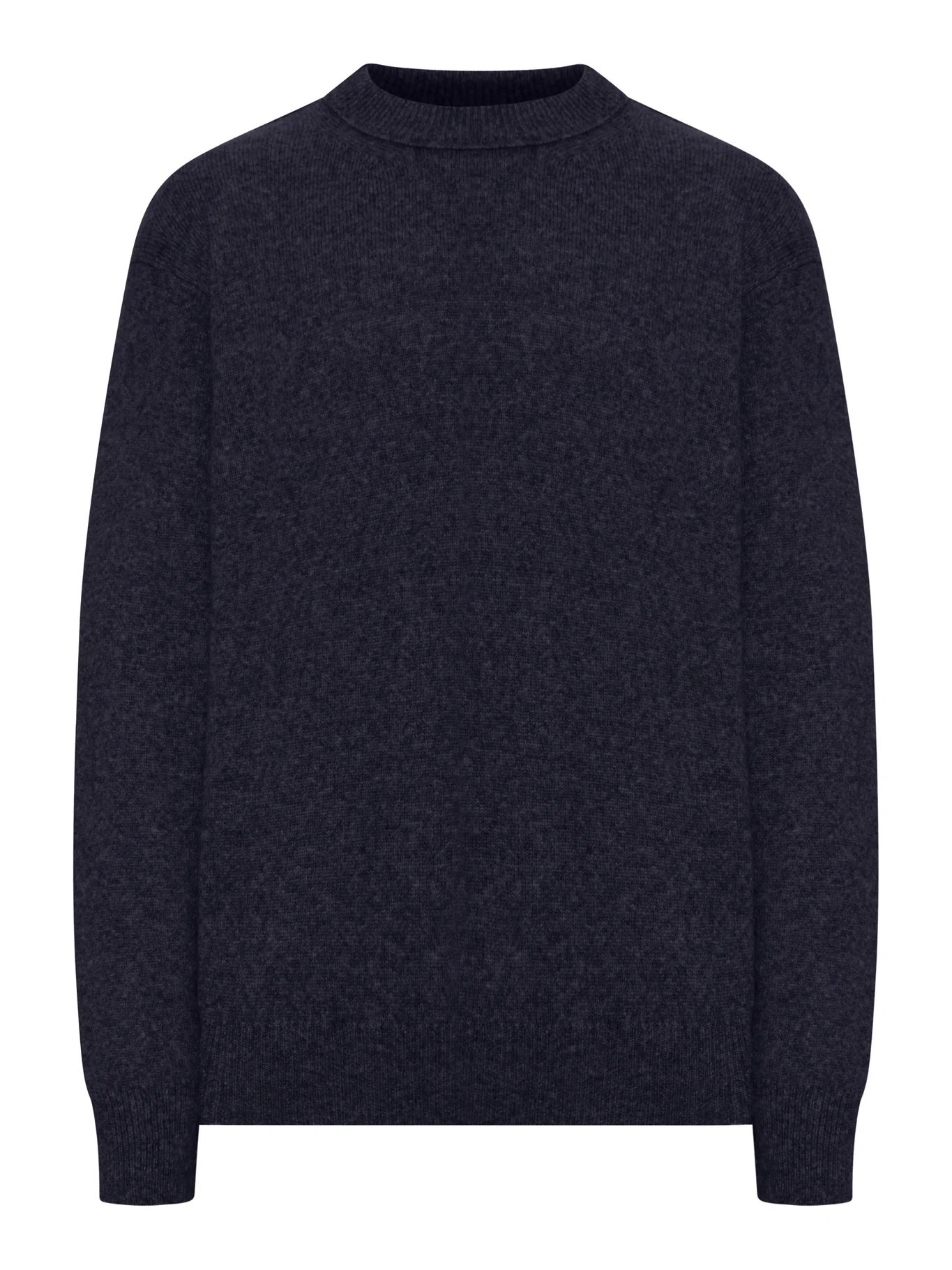 CREW NECK SWEATER IN MELANGE EFFECT WOOL - Image 2