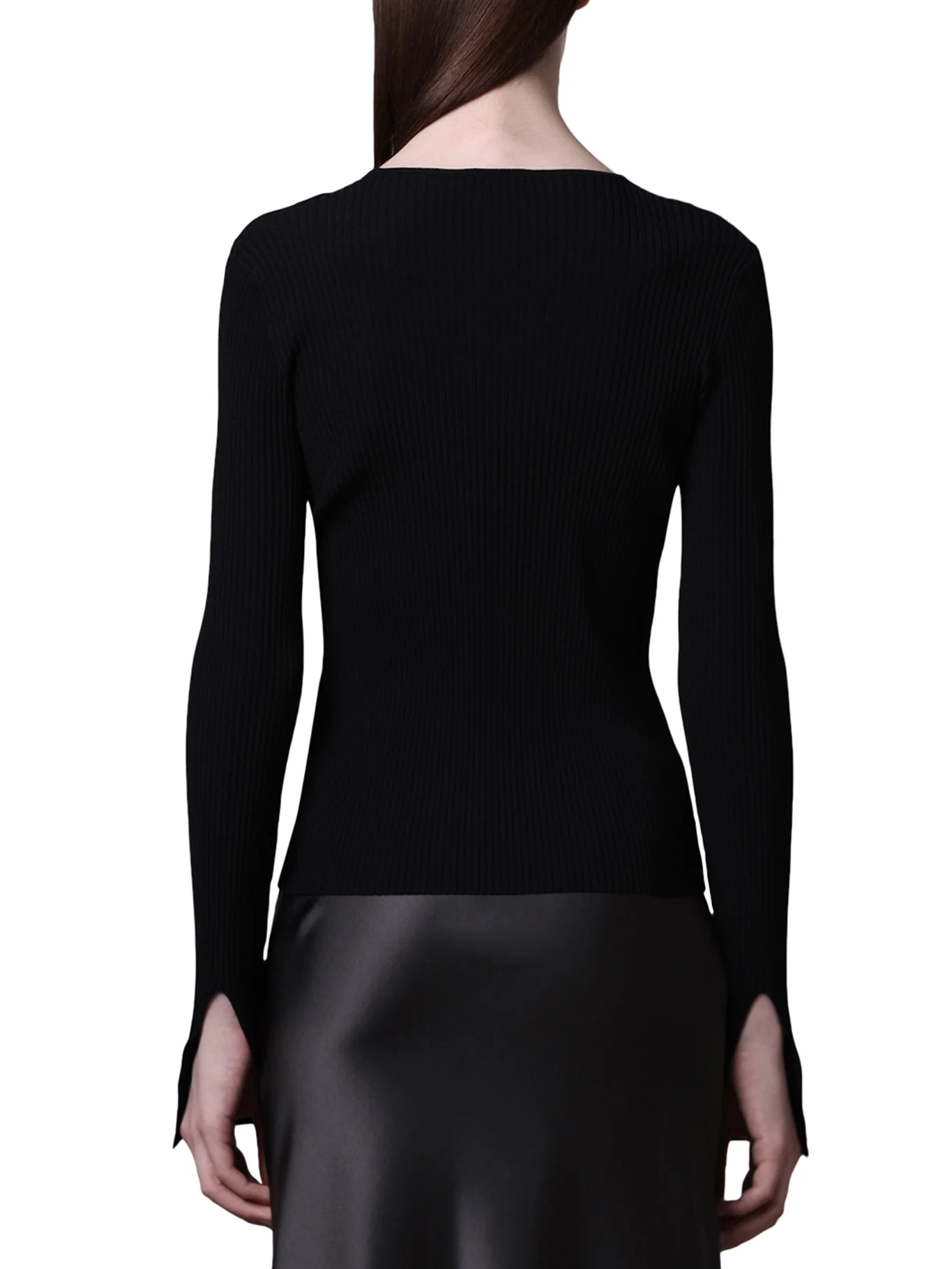 RIBBED SWEATER WITH CUT-OUT INSERTS - Image 4