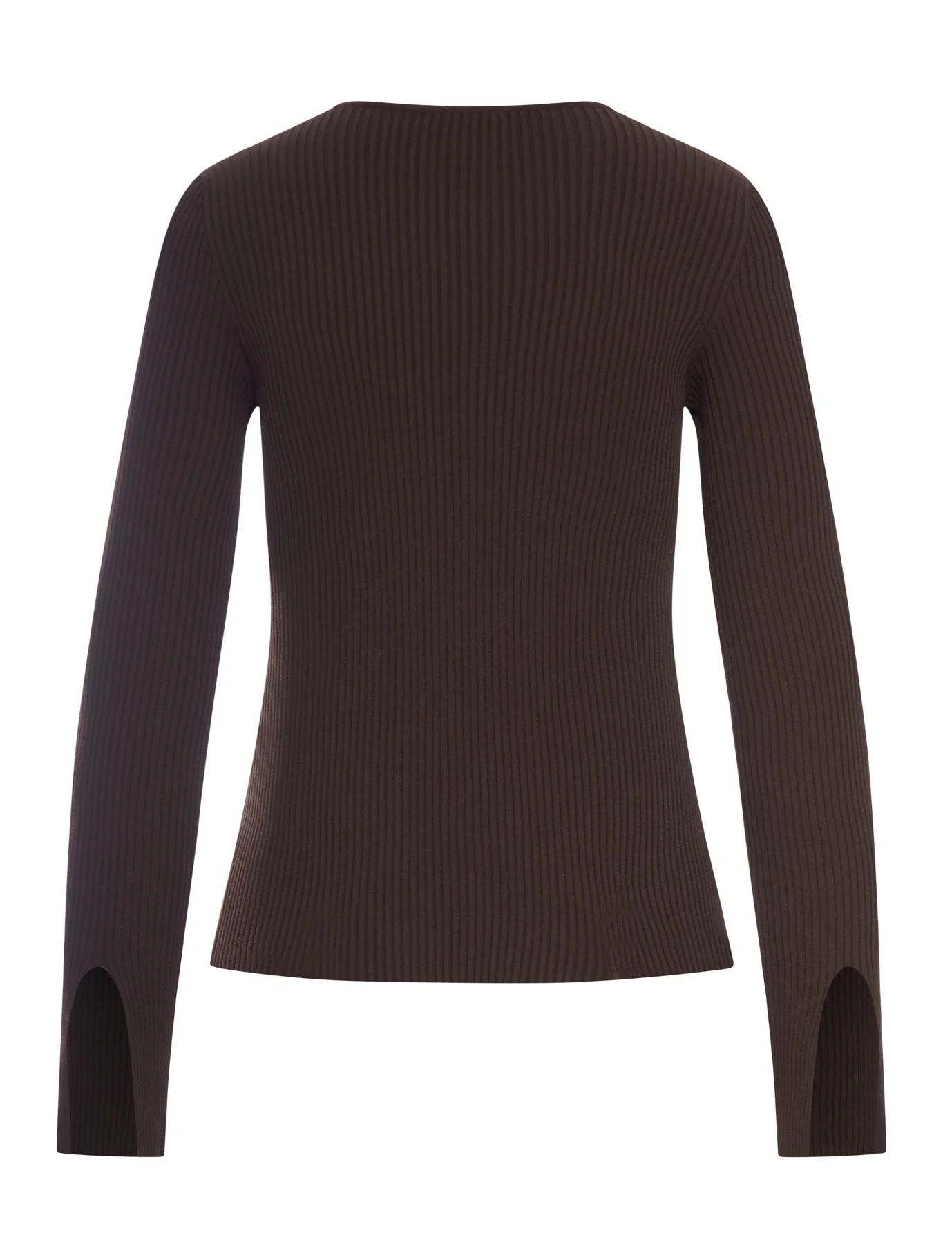 RIBBED SWEATER WITH CUT-OUT INSERTS - Image 2