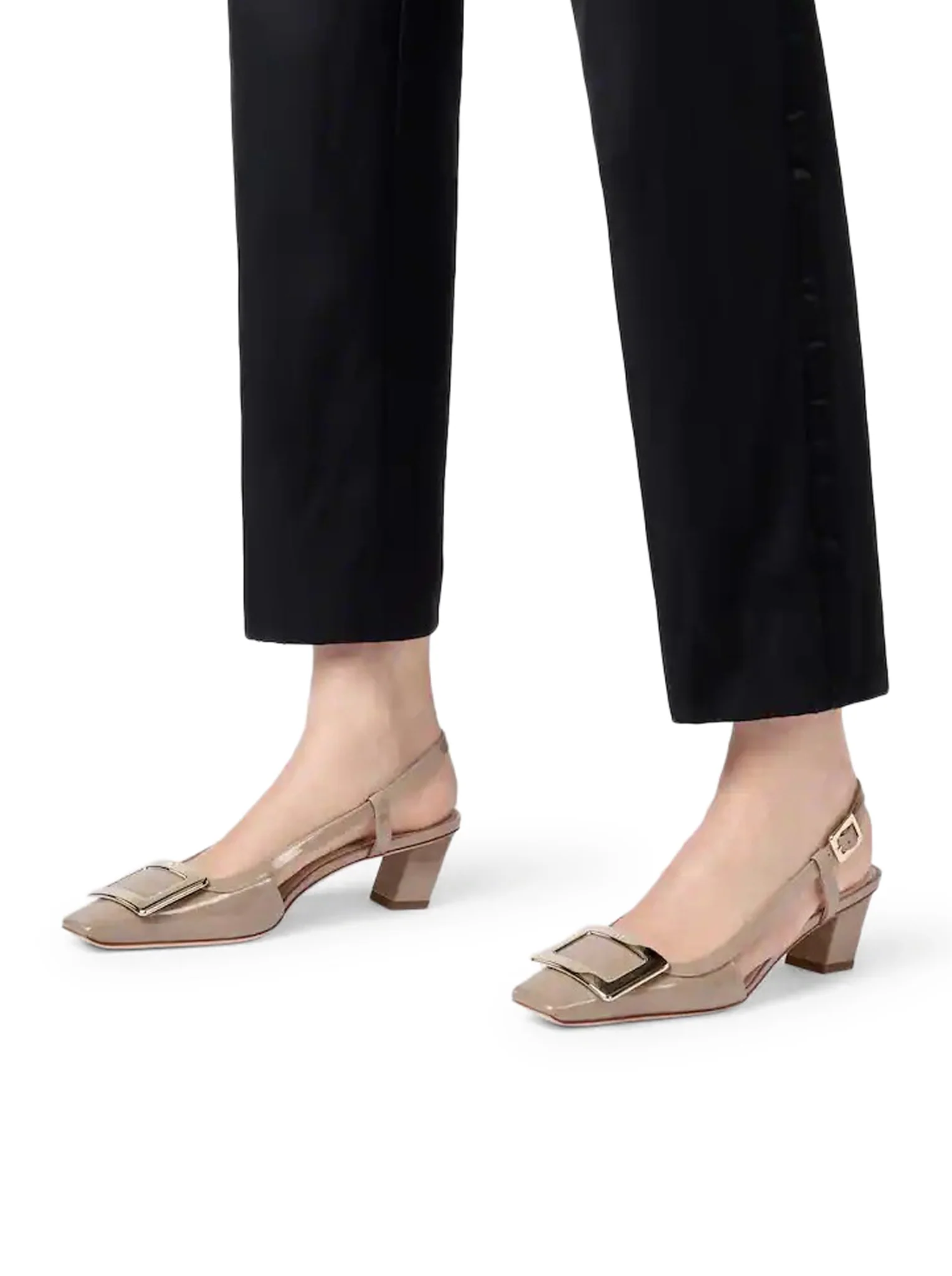BELLE VIVIER PATENT SLINGBACK PUMPS - Image 4