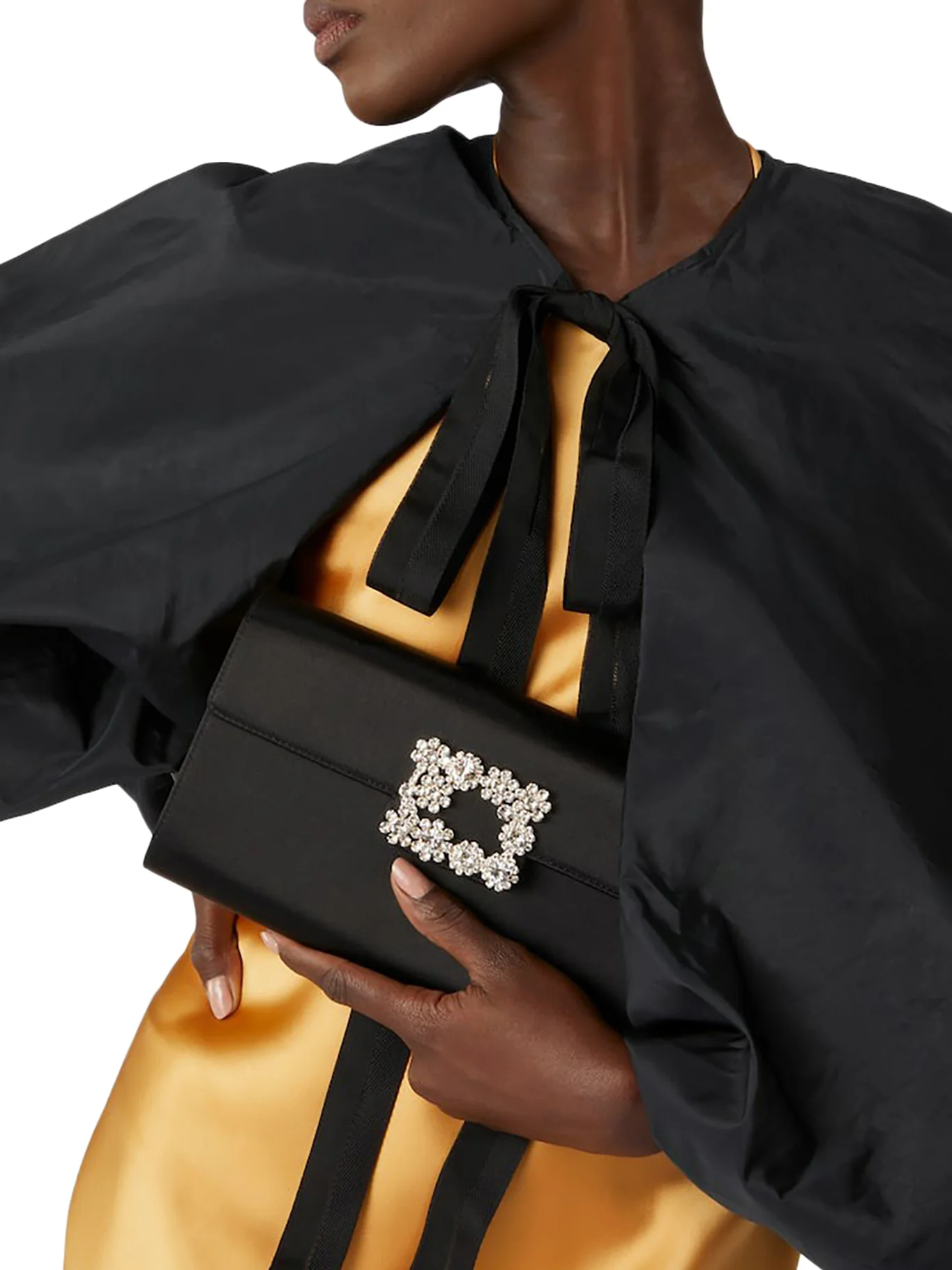EFFLORESCENCE CLUTCH IN SATIN - Image 2