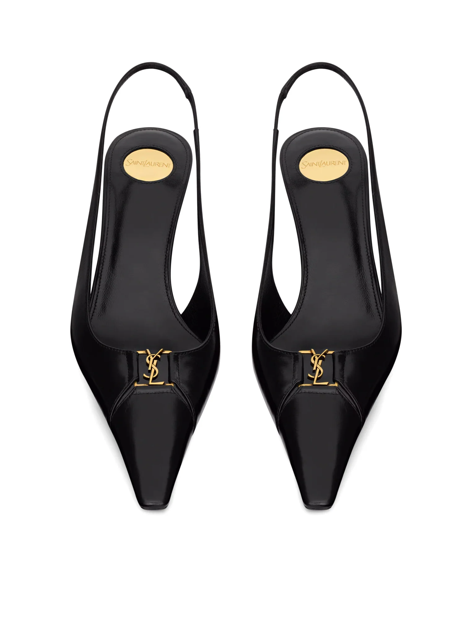 BABYLONE BRETEUIL SLINGBACK PUMPS IN SMOOTH LEATHER - Image 3