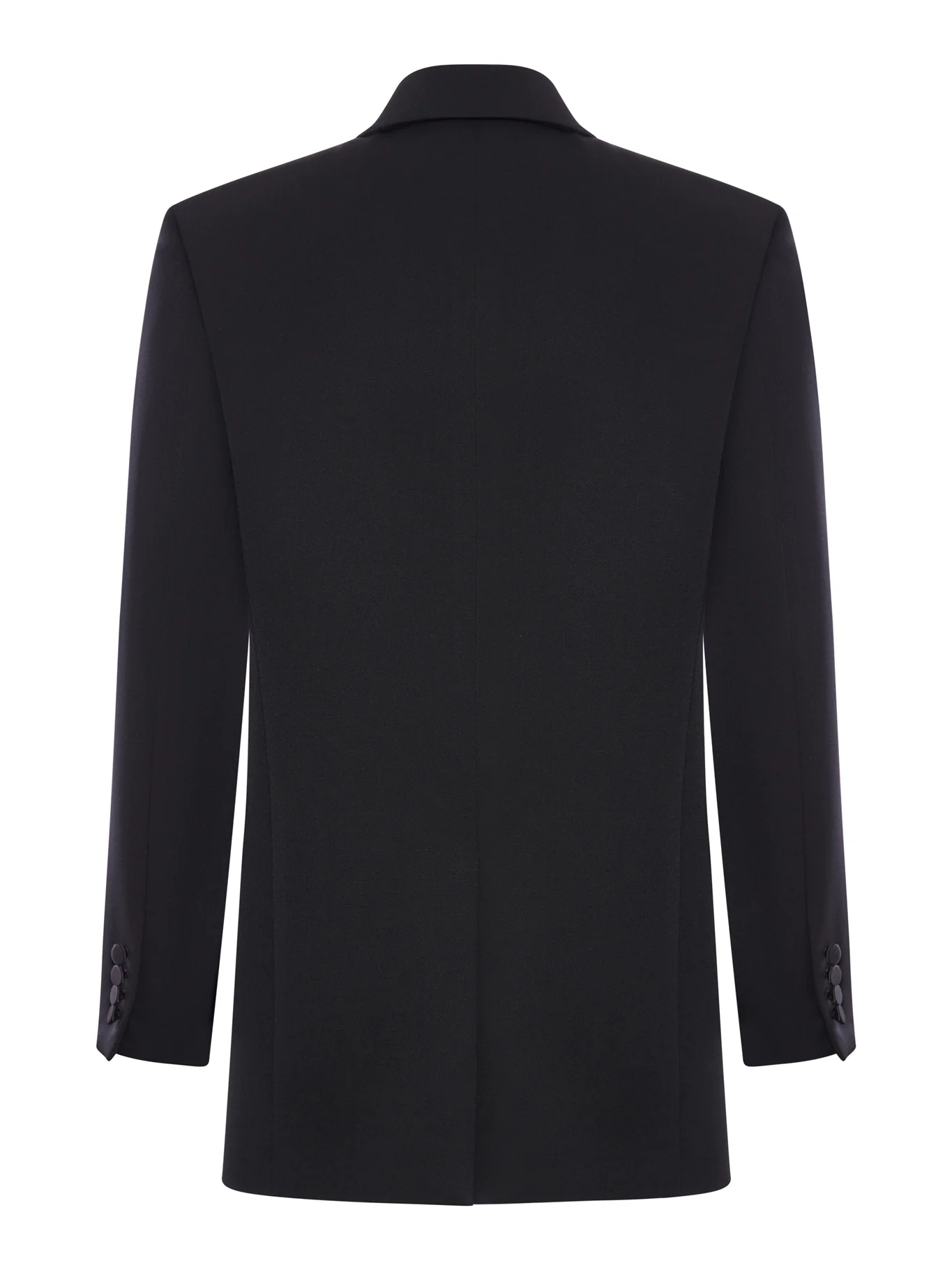 DOUBLE-BREASTED WOOL TUXEDO JACKET - Image 2
