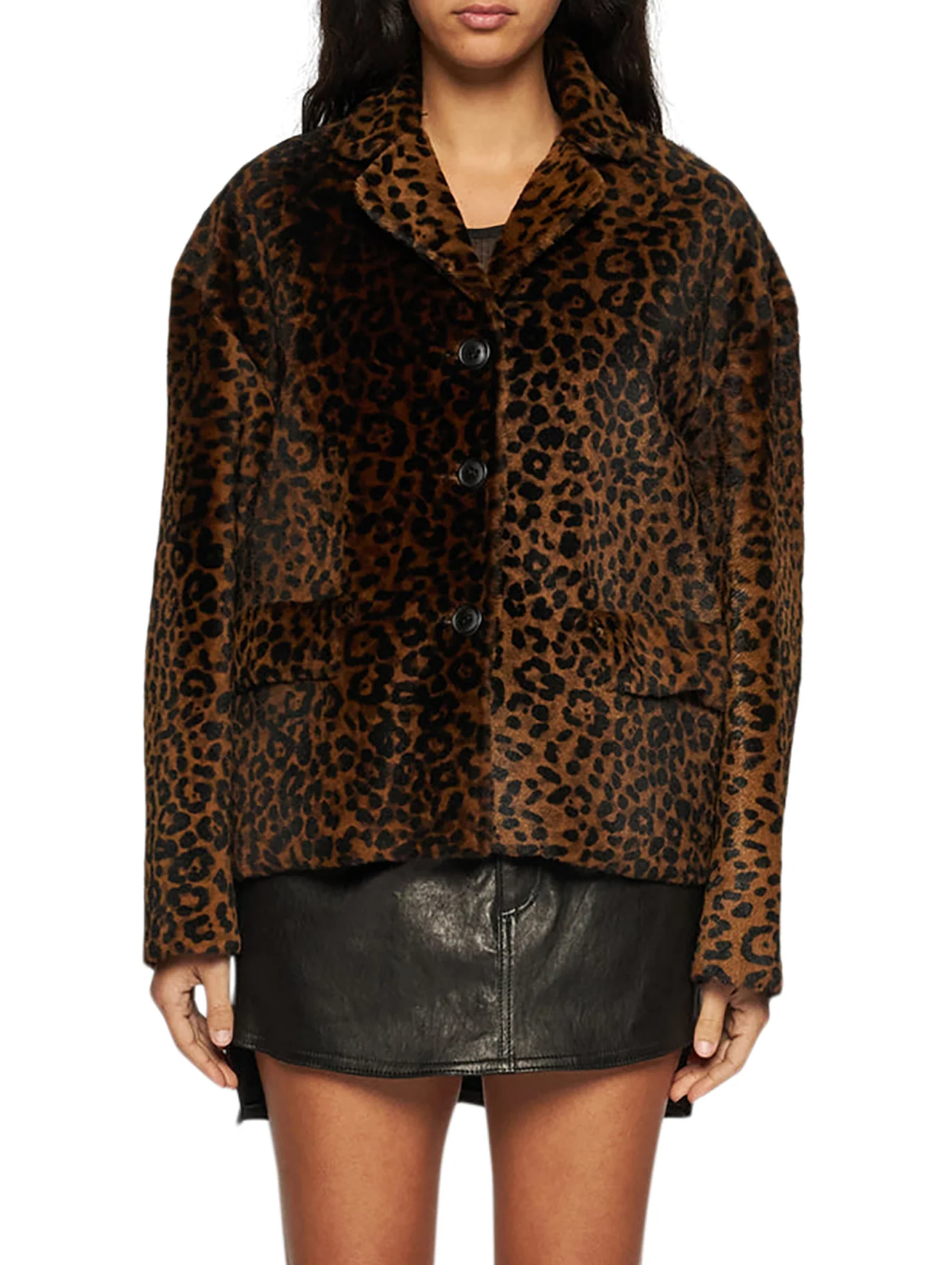 LEOPARD SHEARLING JACKET - Image 3