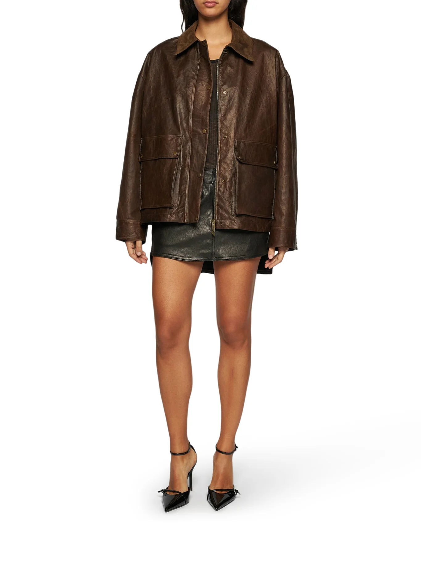 WAXED LEATHER WORK JACKET - Image 2