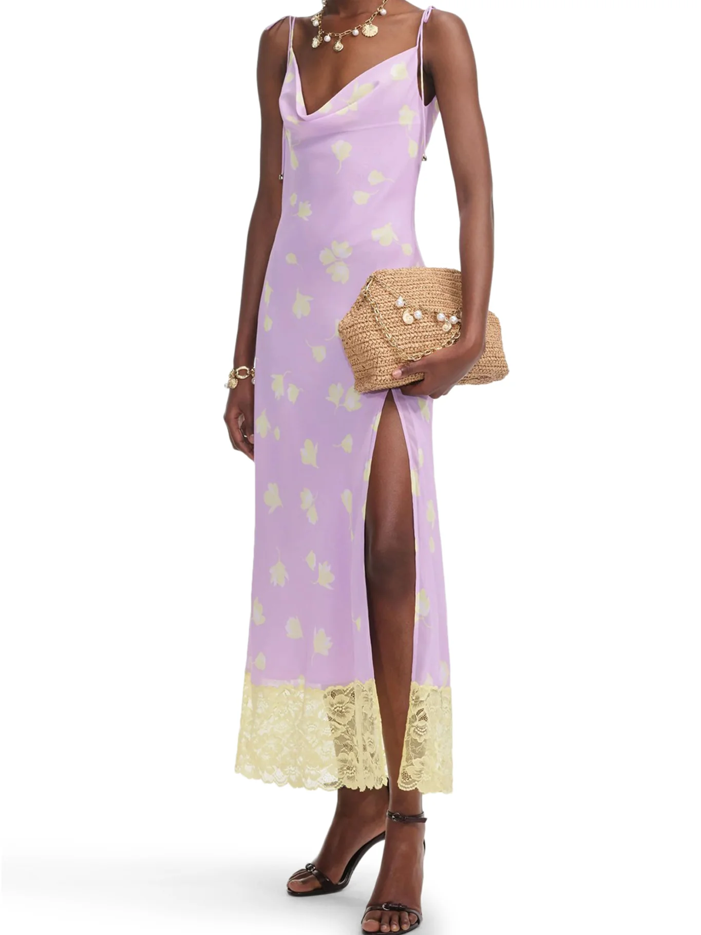 FLORAL MIDI DRESS - Image 4