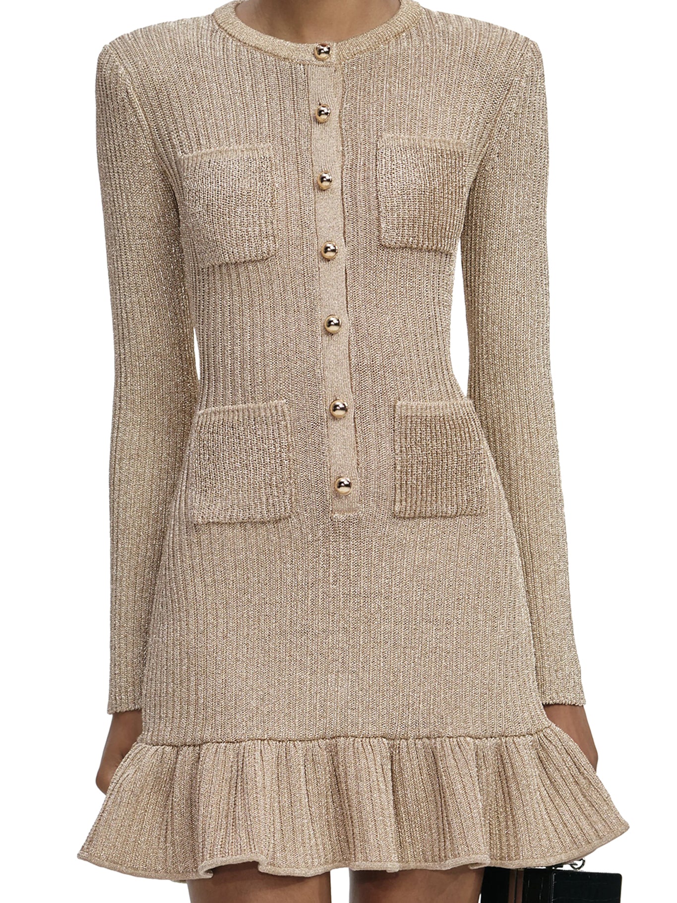 LUREX KNIT MINI DRESS - Image 3