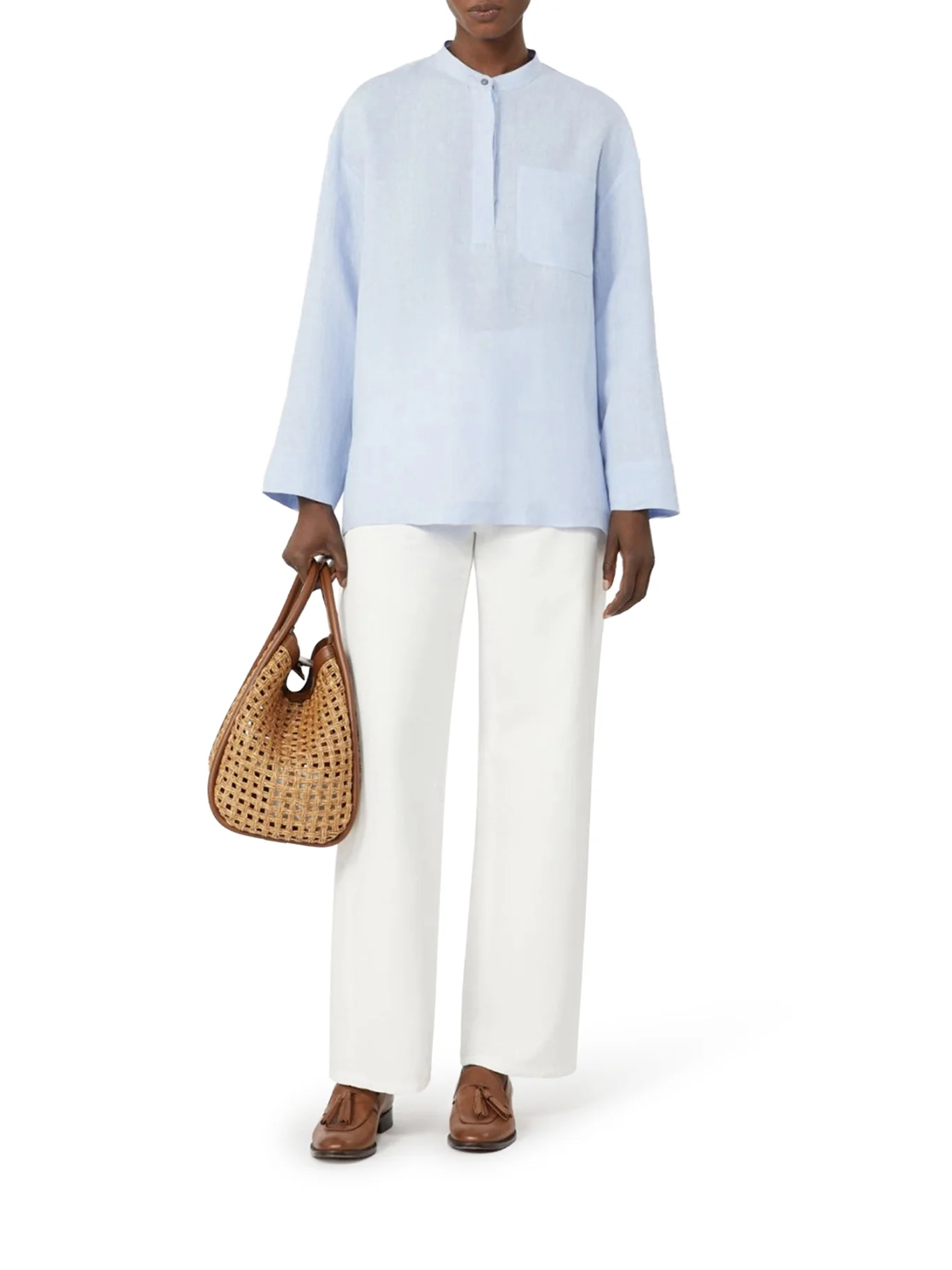 CANTICO SHIRT IN PURE LINEN - Image 2