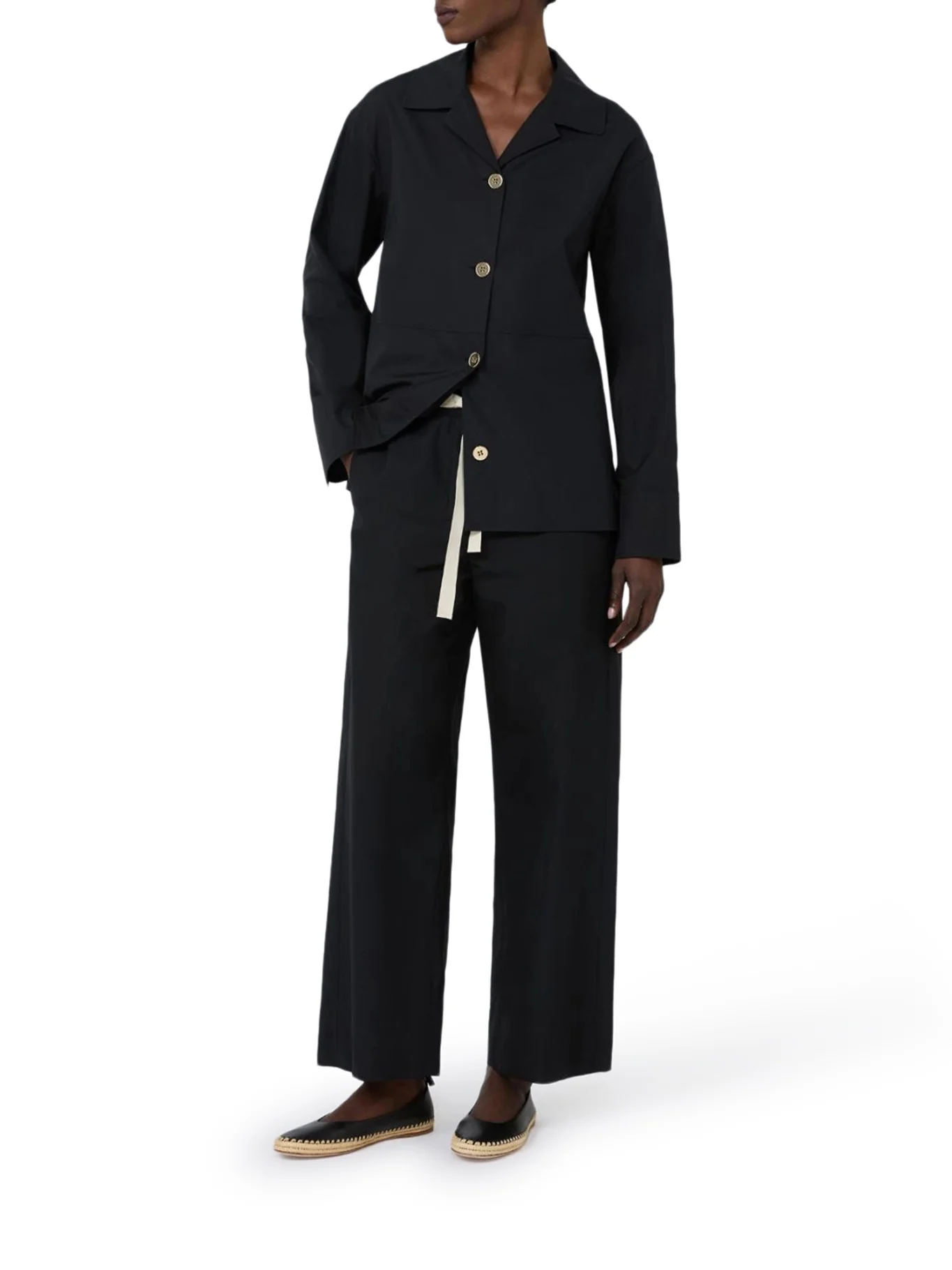 COTTON DRAWSTRING TROUSERS - Image 2
