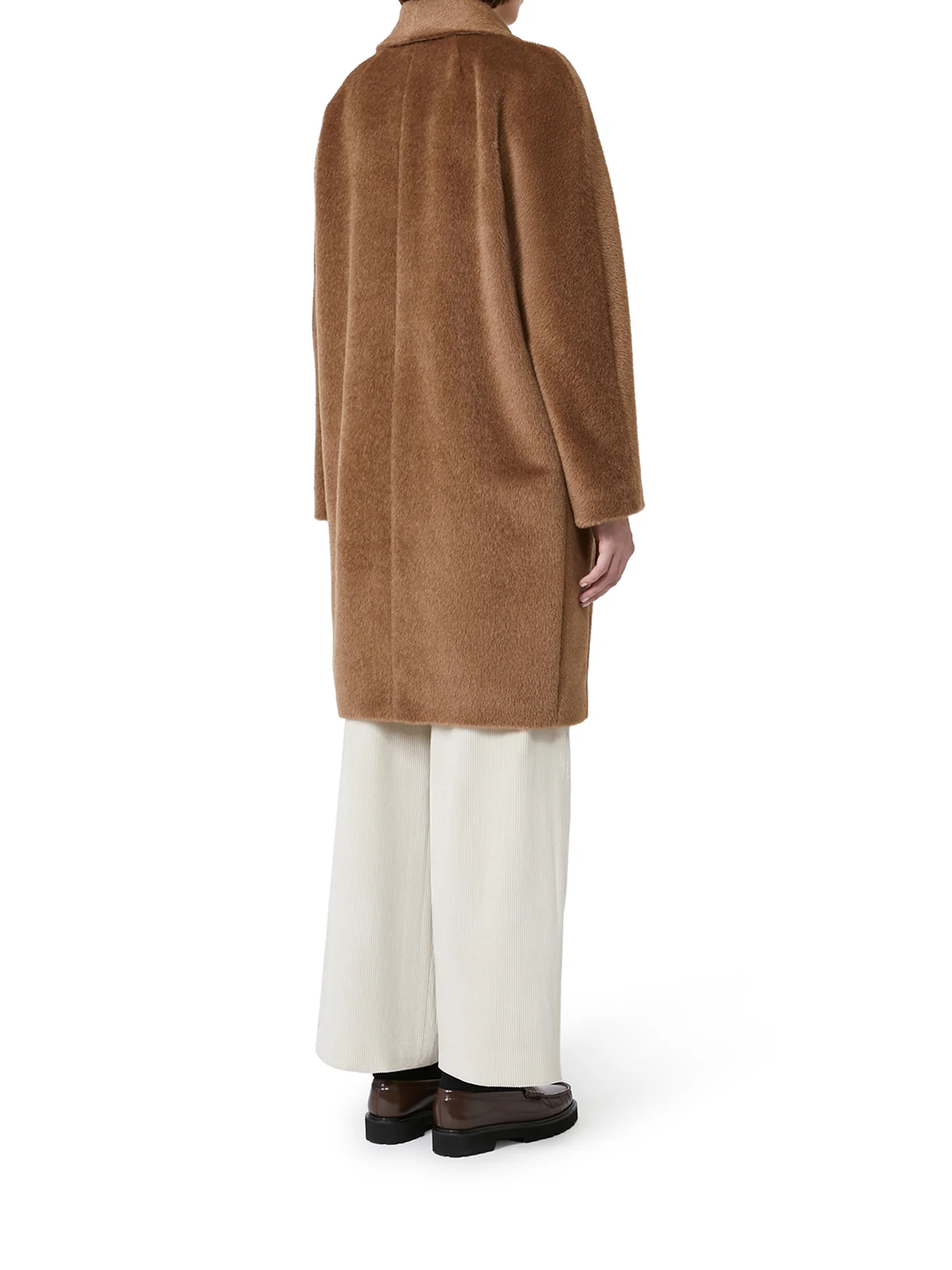 MIDI COAT IN WOOL AND ALPACA - Image 3